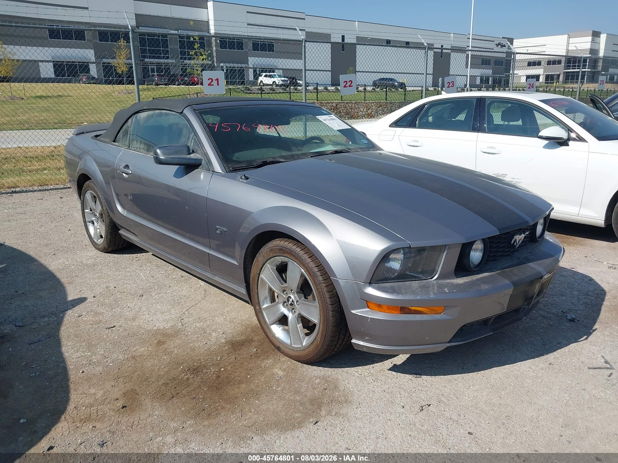 2006 Ford Mustang Gt Gray vin: 1ZVFT85H665125852
