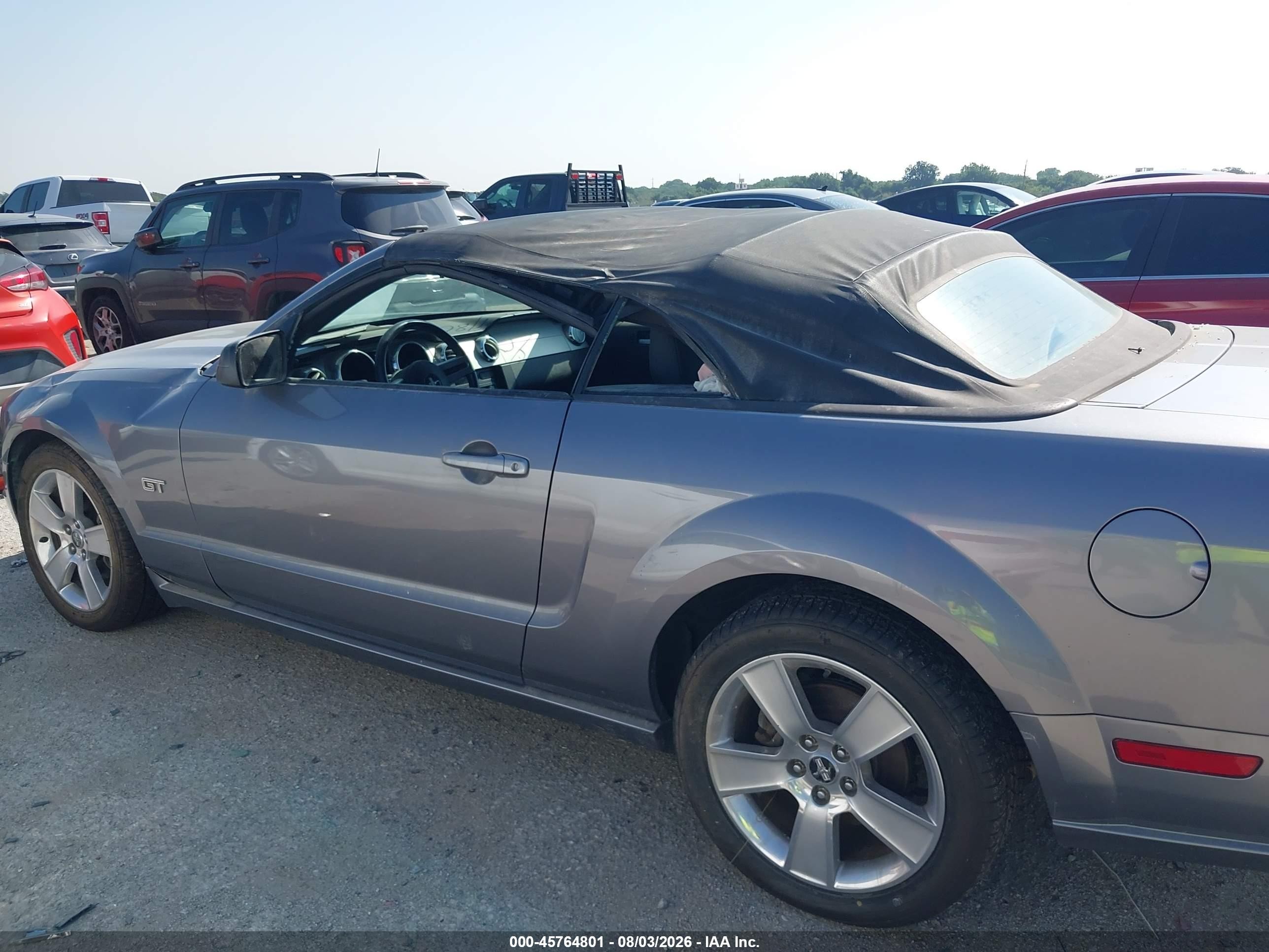 2006 Ford Mustang Gt Gray vin: 1ZVFT85H665125852