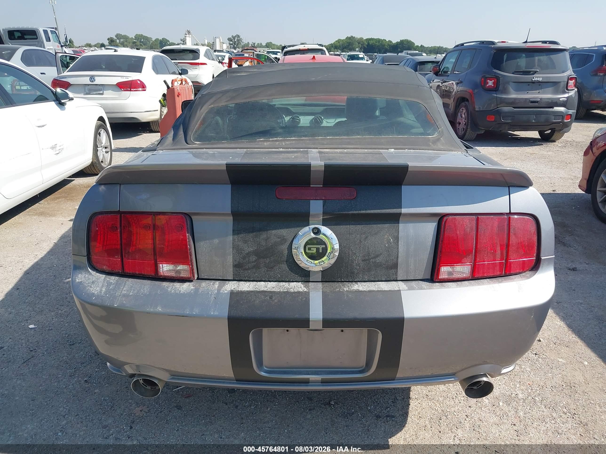 2006 Ford Mustang Gt Gray vin: 1ZVFT85H665125852