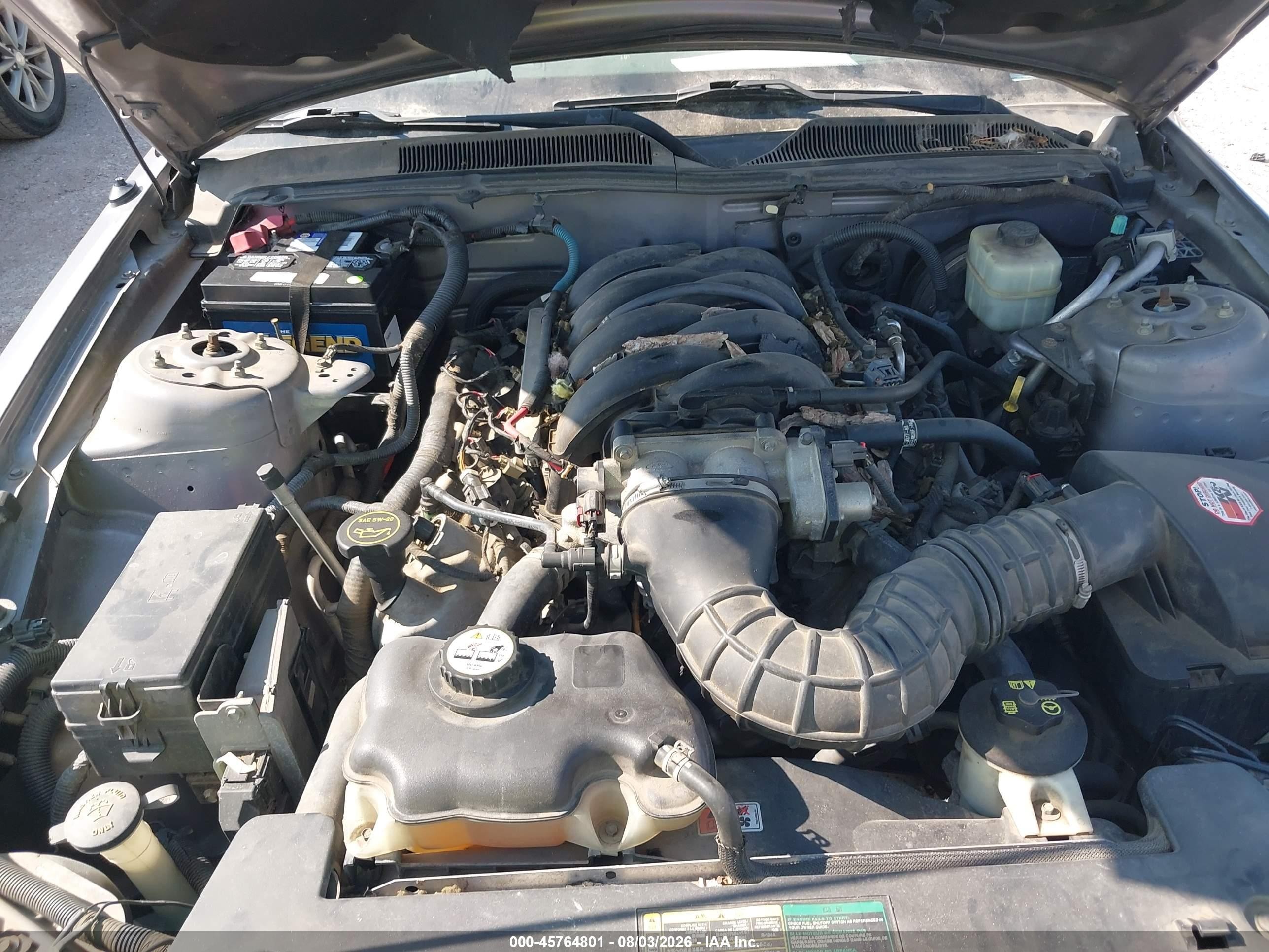 2006 Ford Mustang Gt Gray vin: 1ZVFT85H665125852