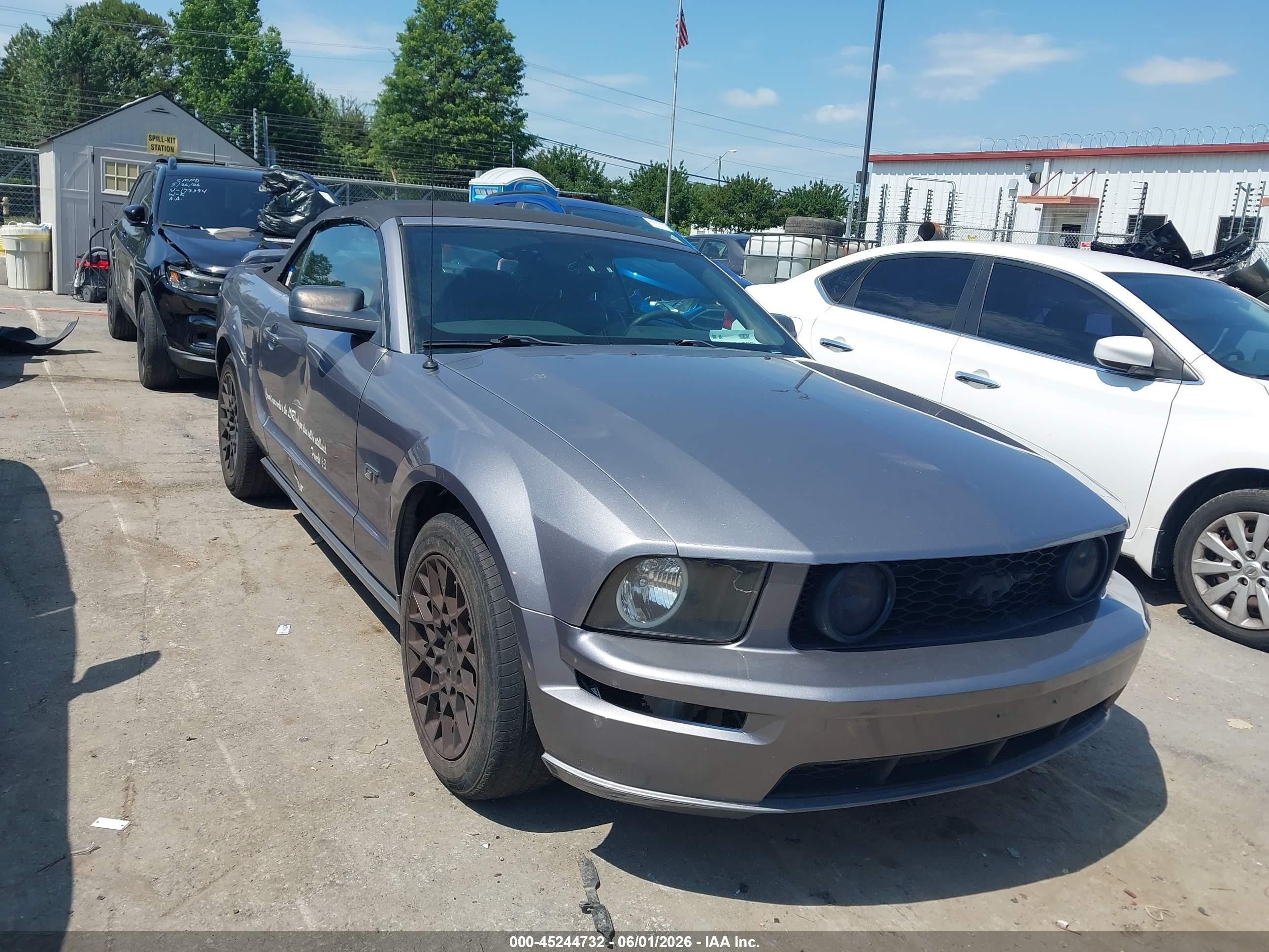 2007 Ford Mustang Gt Deluxe/gt Premium Gray vin: 1ZVFT85H775328623