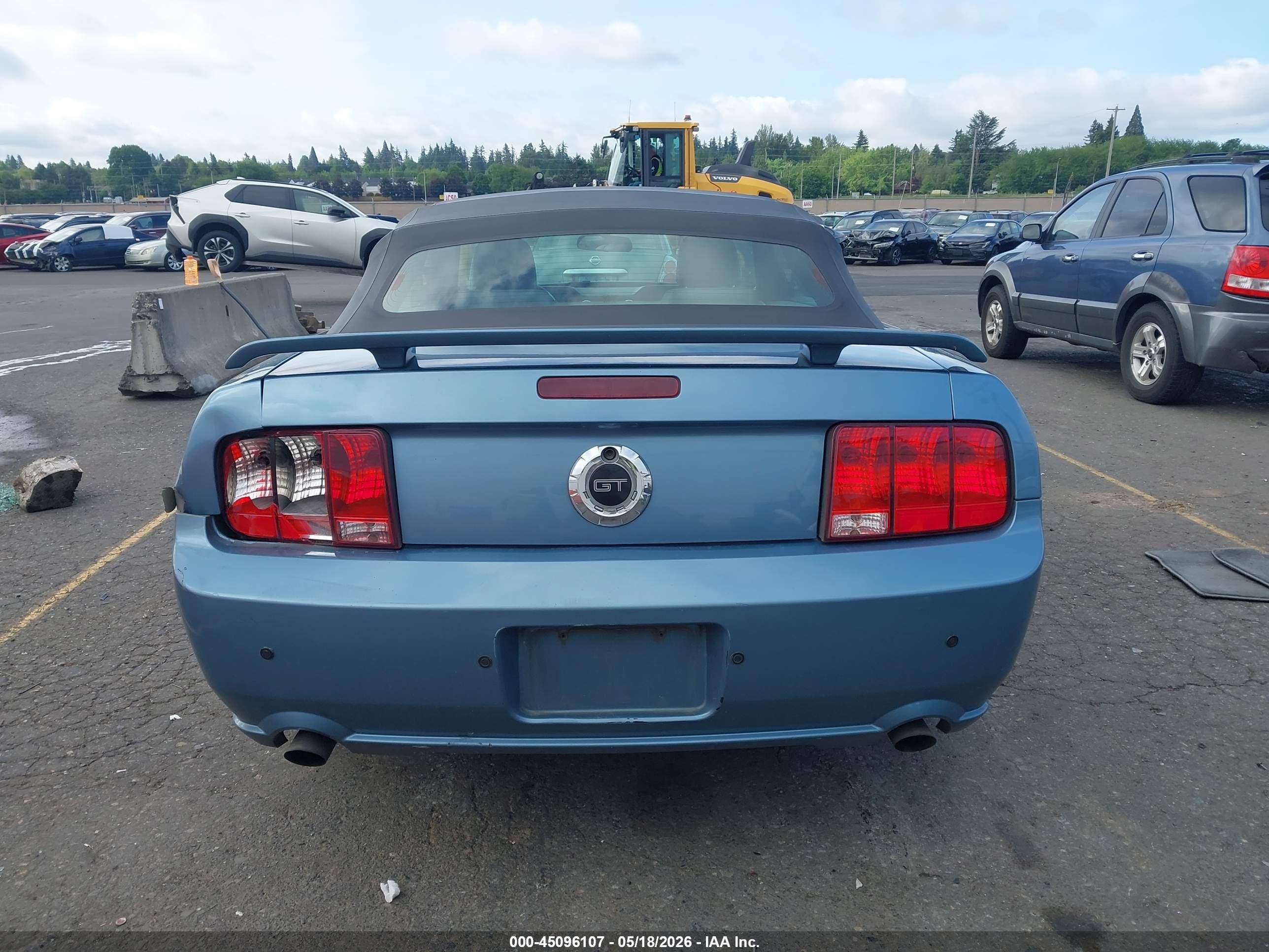 2006 Ford Mustang Gt Light Blue vin: 1ZVFT85HX65191594