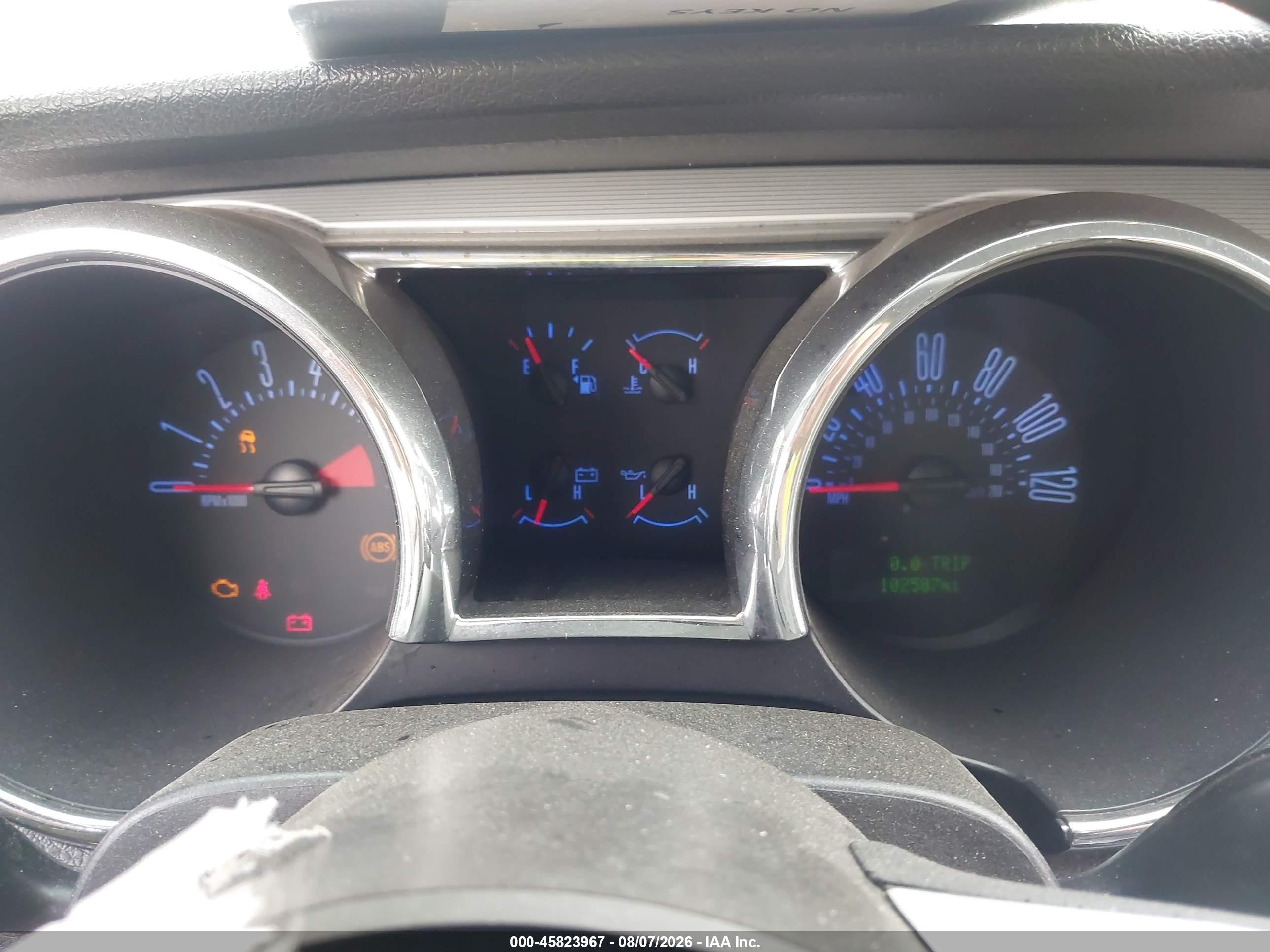 2007 Ford Mustang V6 Deluxe/v6 Premium Silver vin: 1ZVHT80N075239952