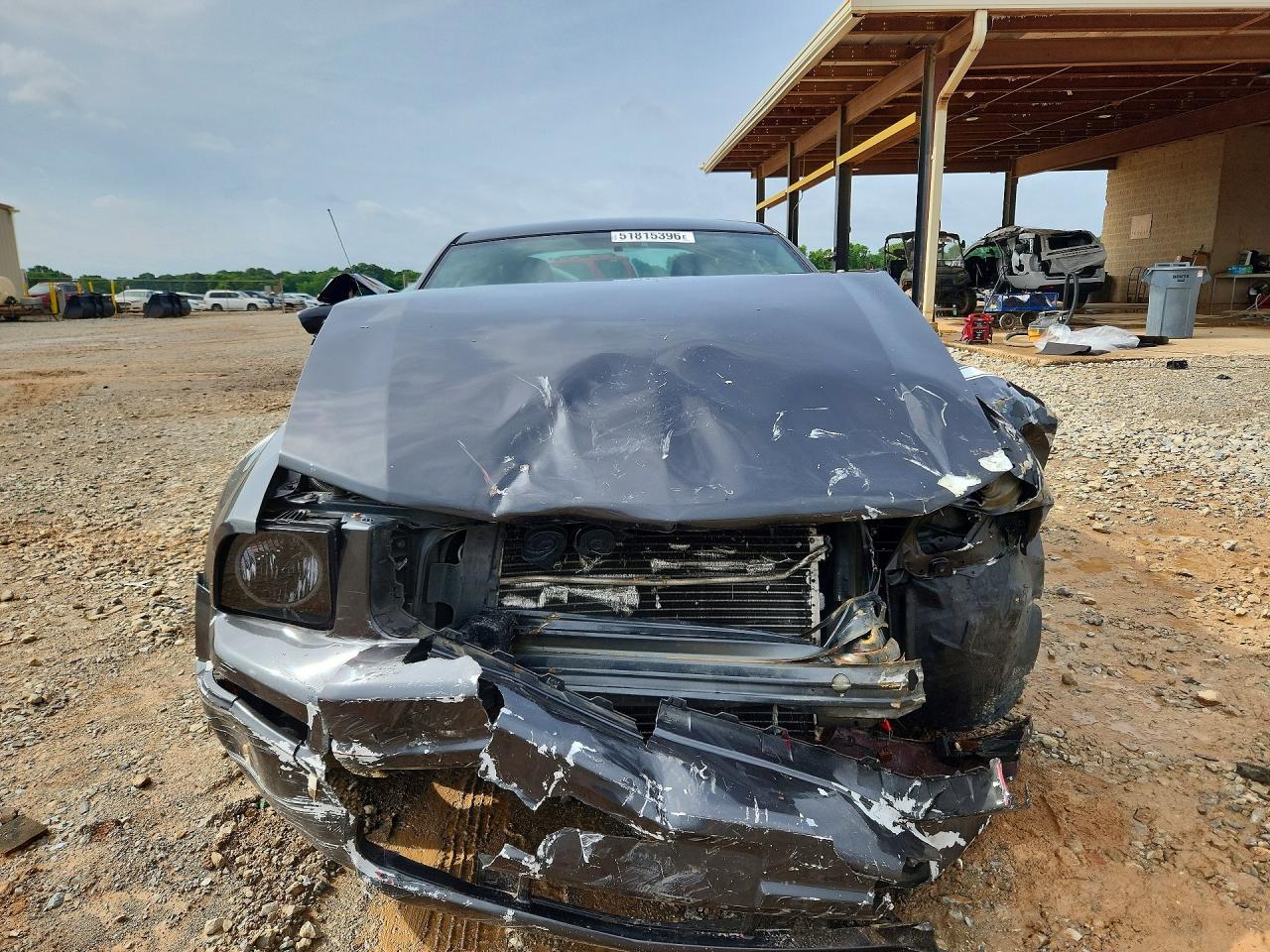 2008 Ford Mustang Серый vin: 1ZVHT80N085104553