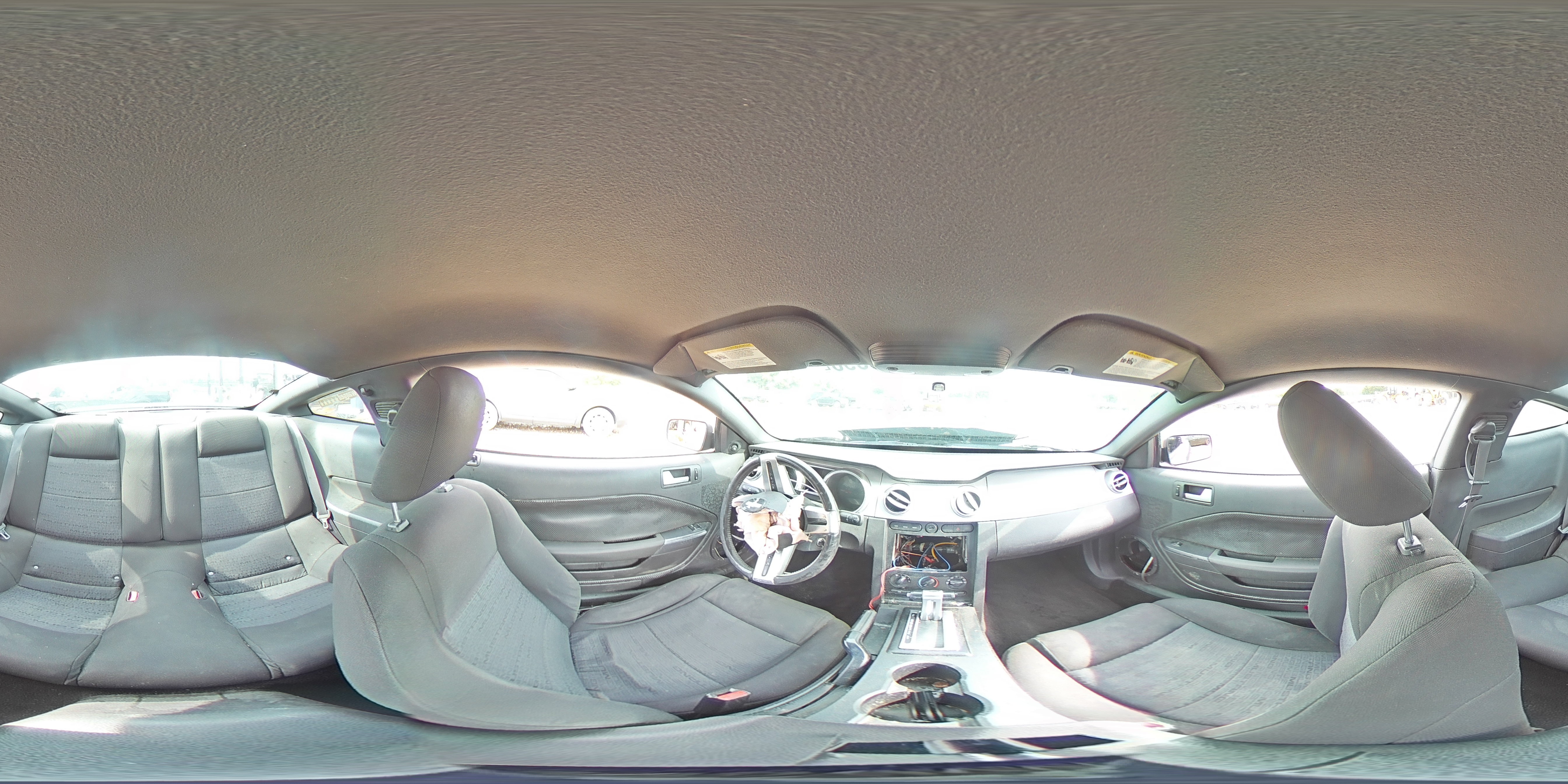 2008 Ford Mustang Серый vin: 1ZVHT80N085104553