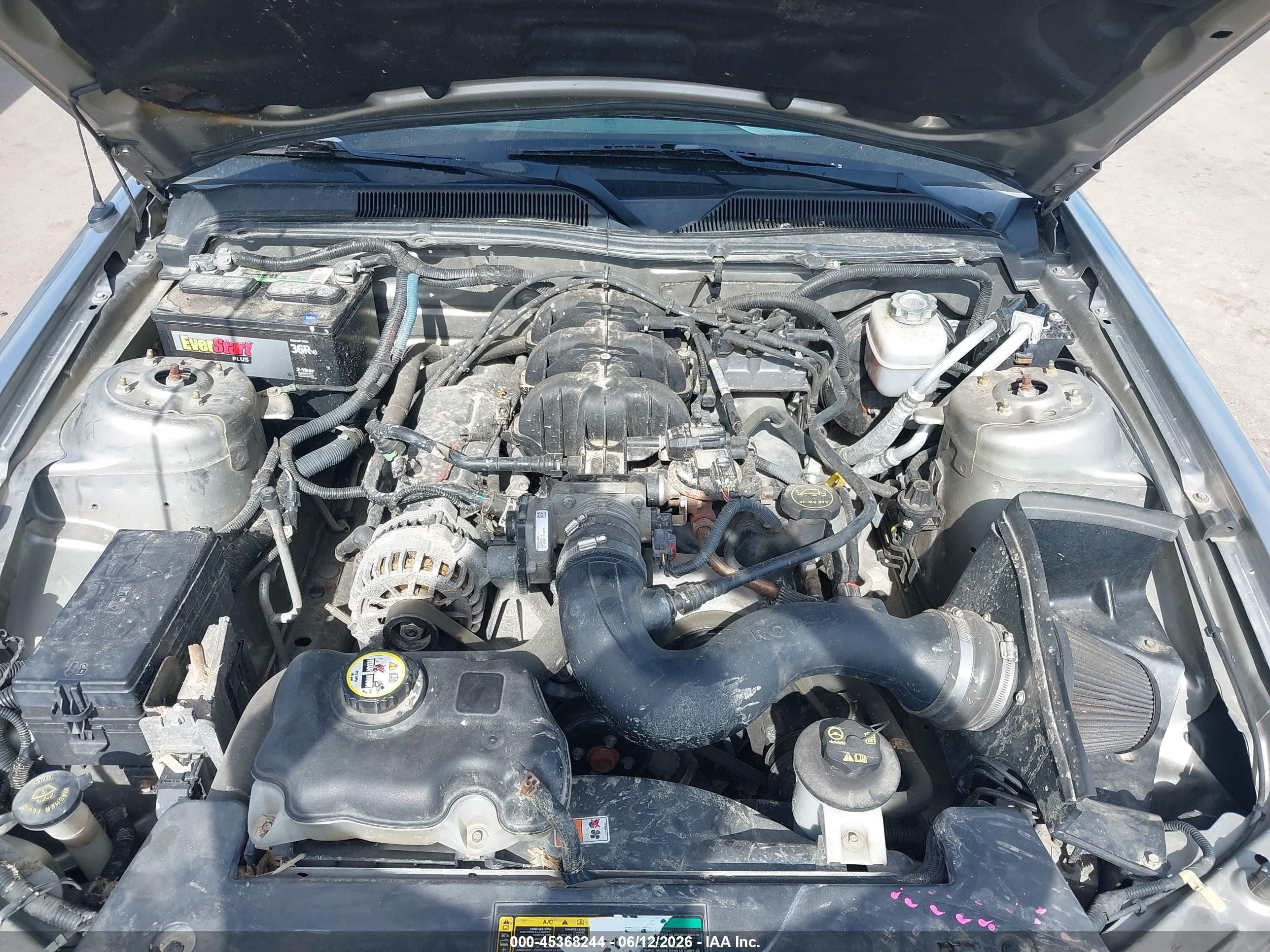 2008 Ford Mustang V6 Deluxe/v6 Premium Silver vin: 1ZVHT80N085106061