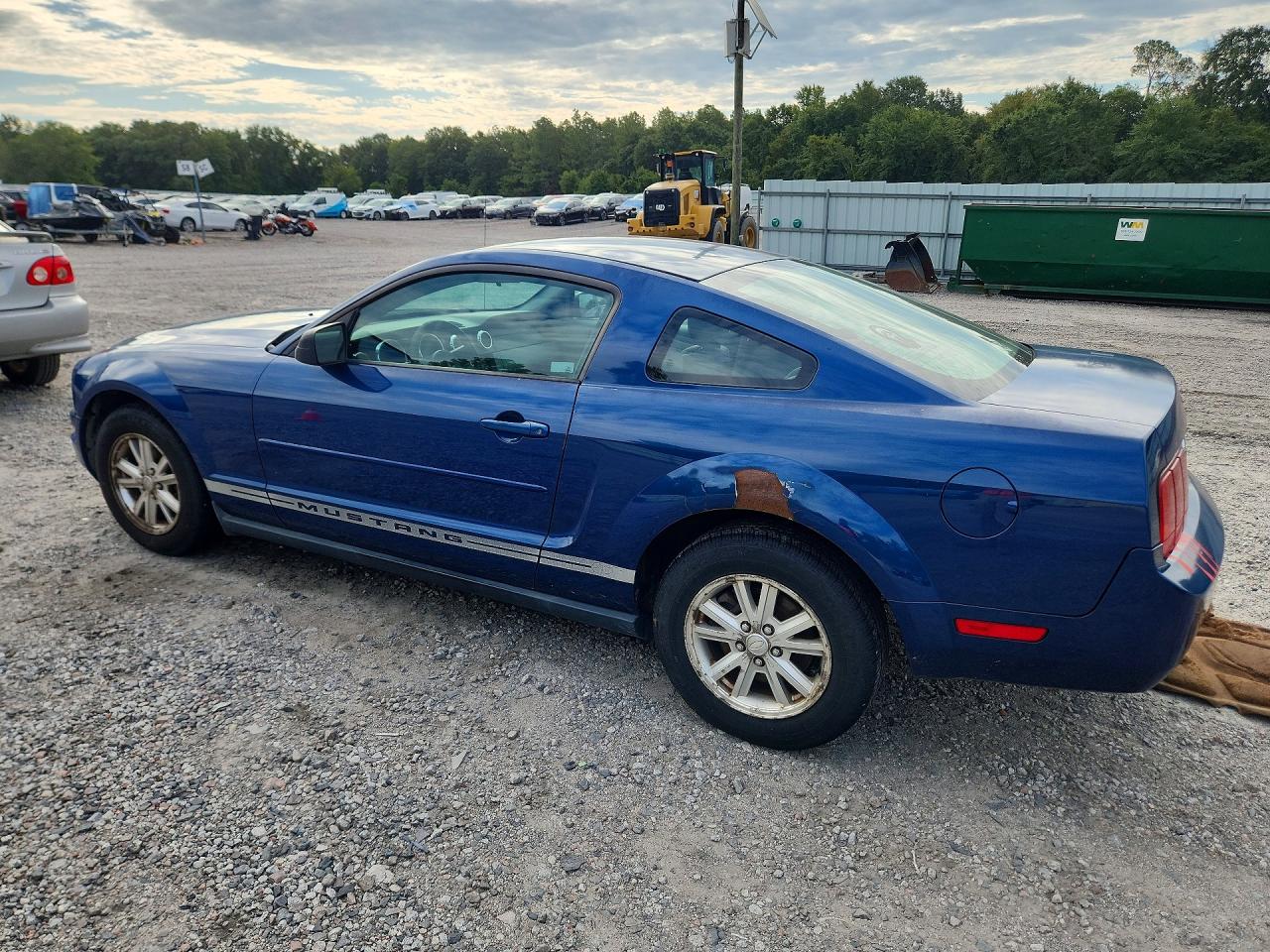 2008 Ford Mustang Blue vin: 1ZVHT80N085150089