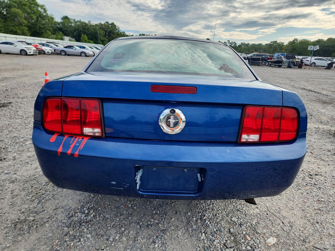 2008 Ford Mustang Blue vin: 1ZVHT80N085150089