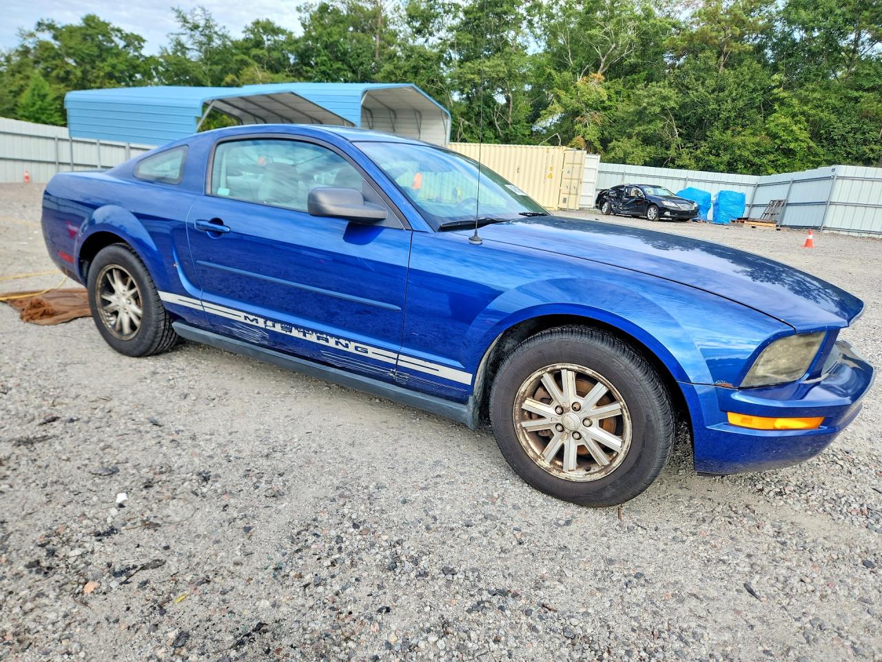 2008 Ford Mustang Blue vin: 1ZVHT80N085150089