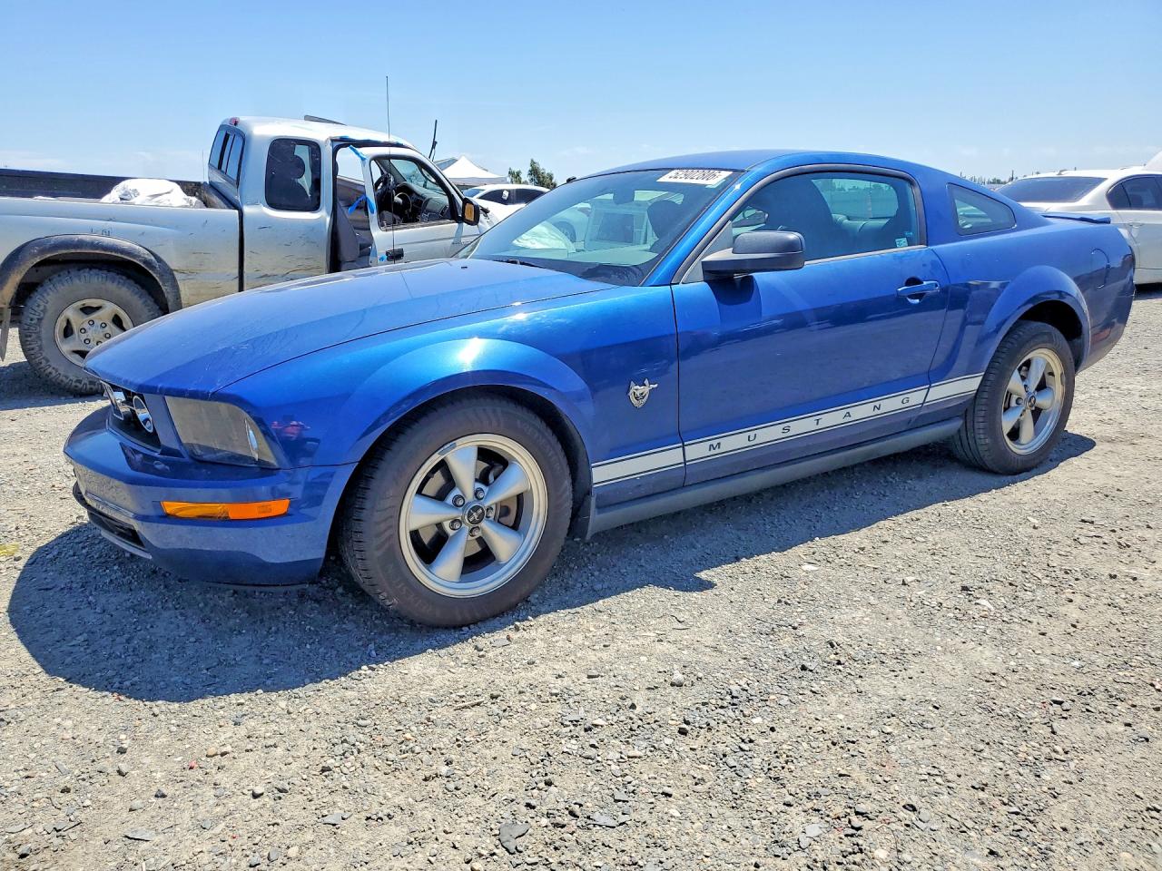 2009 Ford Mustang Blue vin: 1ZVHT80N095113576