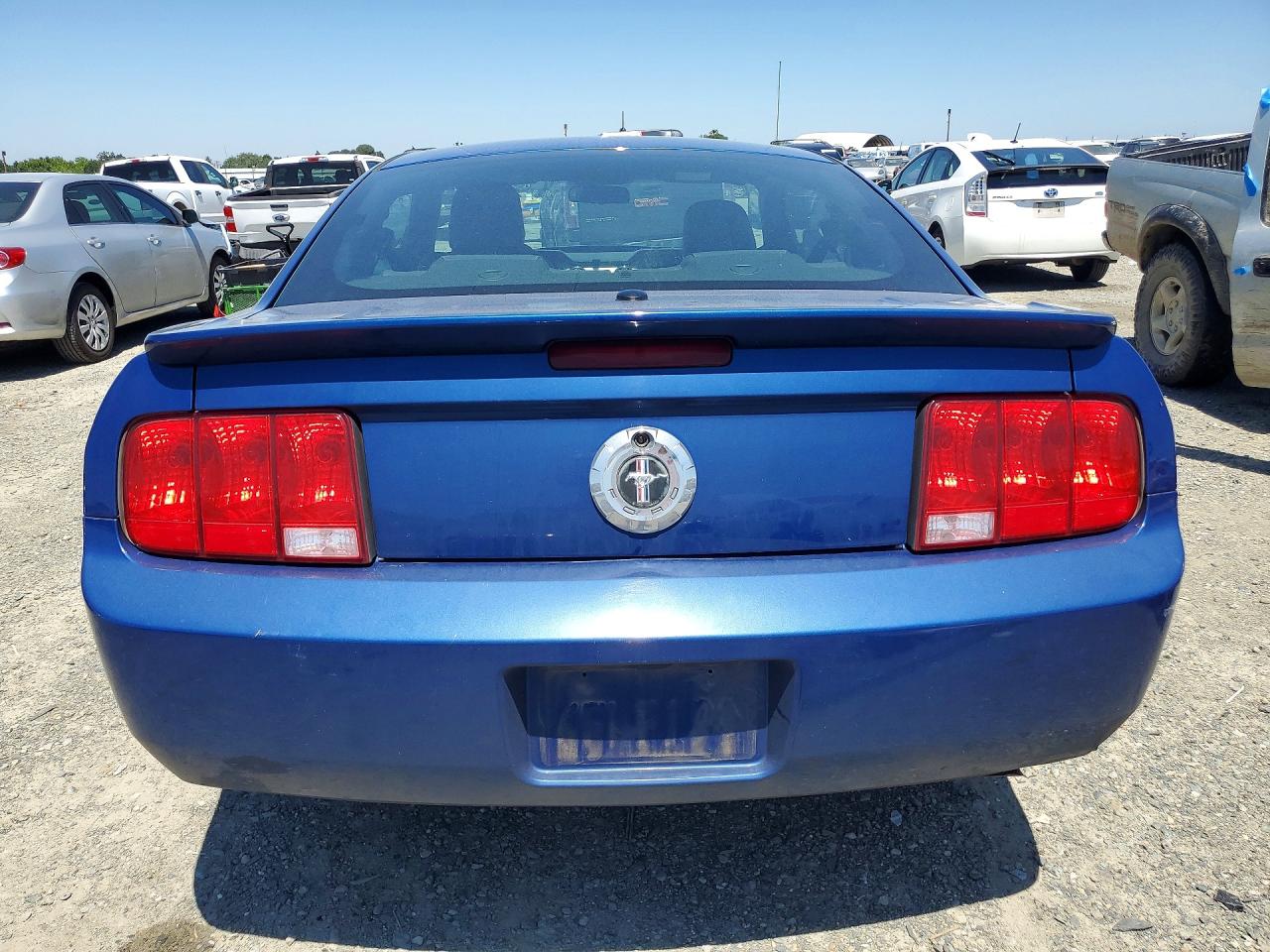 2009 Ford Mustang Blue vin: 1ZVHT80N095113576