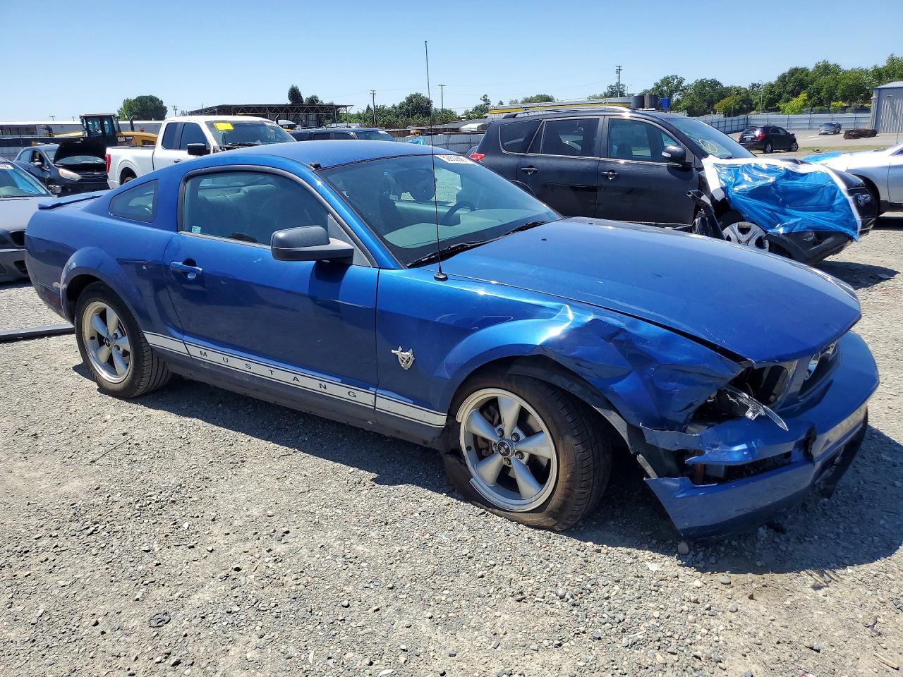 2009 Ford Mustang Blue vin: 1ZVHT80N095113576