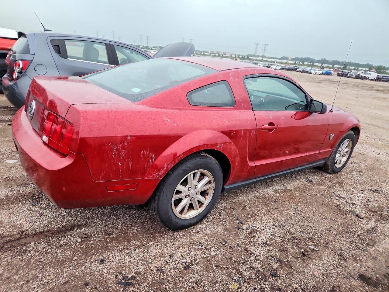 2009 Ford Mustang Красный vin: 1ZVHT80N095119796