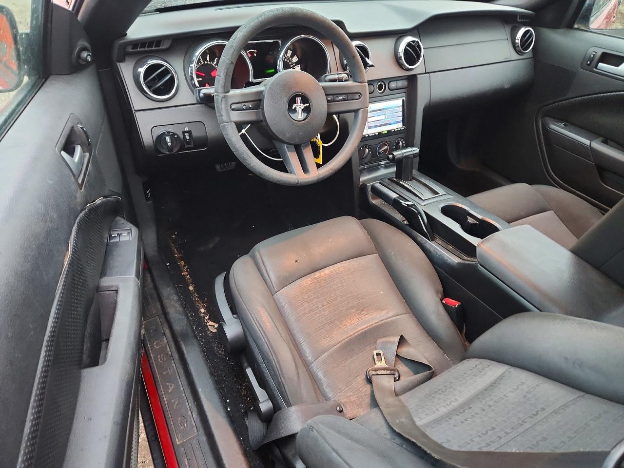 2009 Ford Mustang Красный vin: 1ZVHT80N095119796