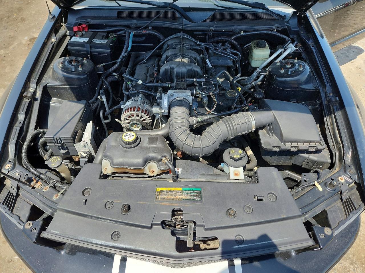 2008 Ford Mustang Черный vin: 1ZVHT80N185119787