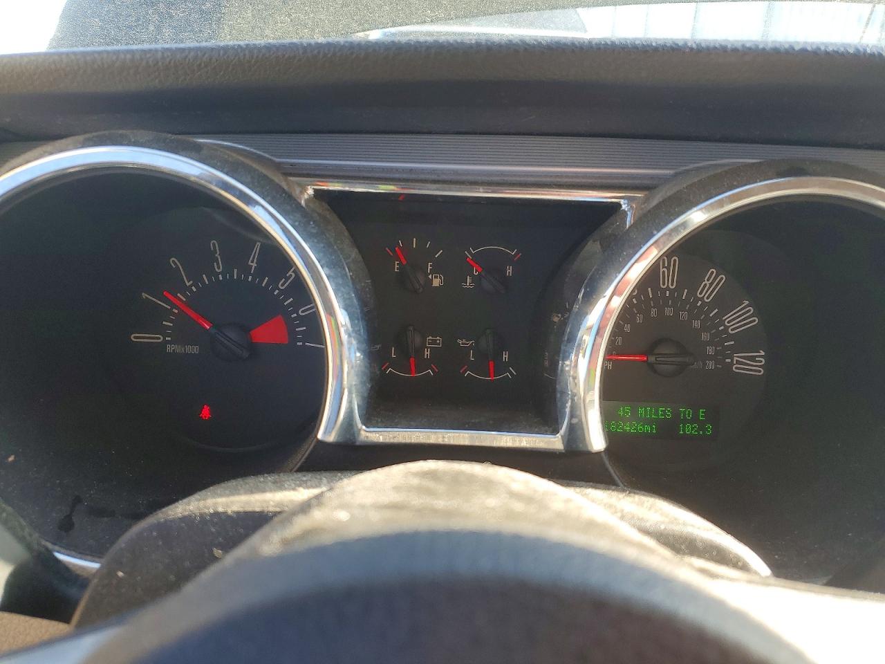 2008 Ford Mustang Black vin: 1ZVHT80N185131454
