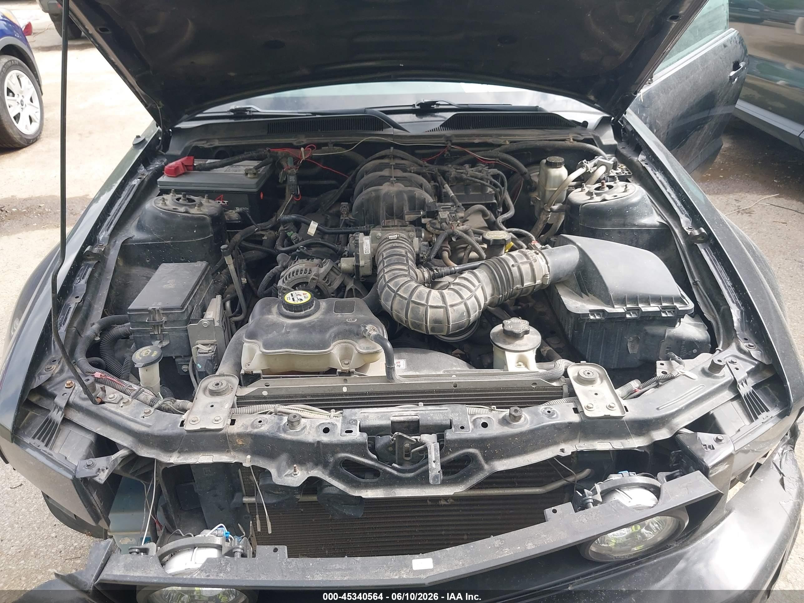 2009 Ford Mustang V6 Черный vin: 1ZVHT80N195102456