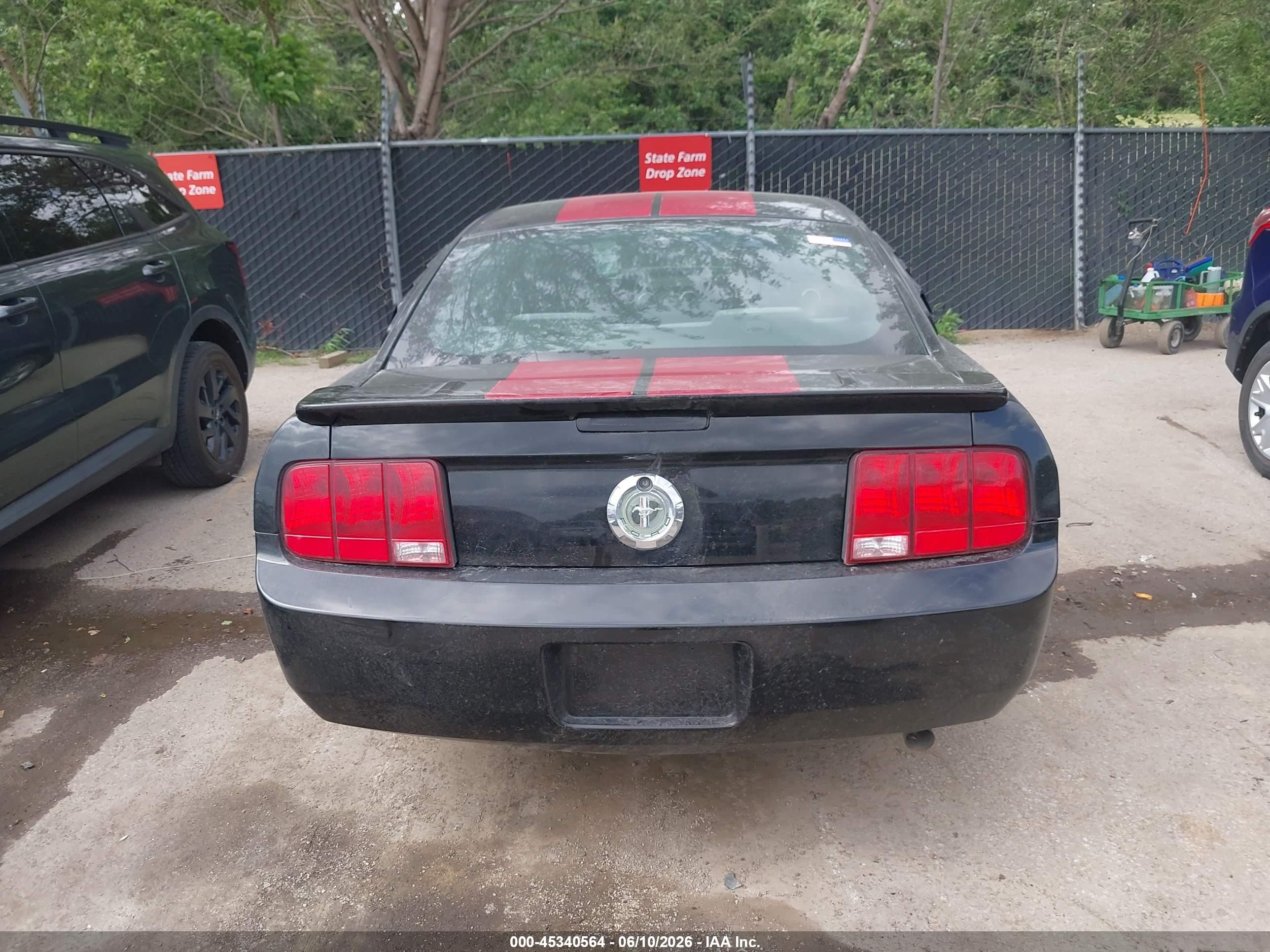 2009 Ford Mustang V6 Черный vin: 1ZVHT80N195102456