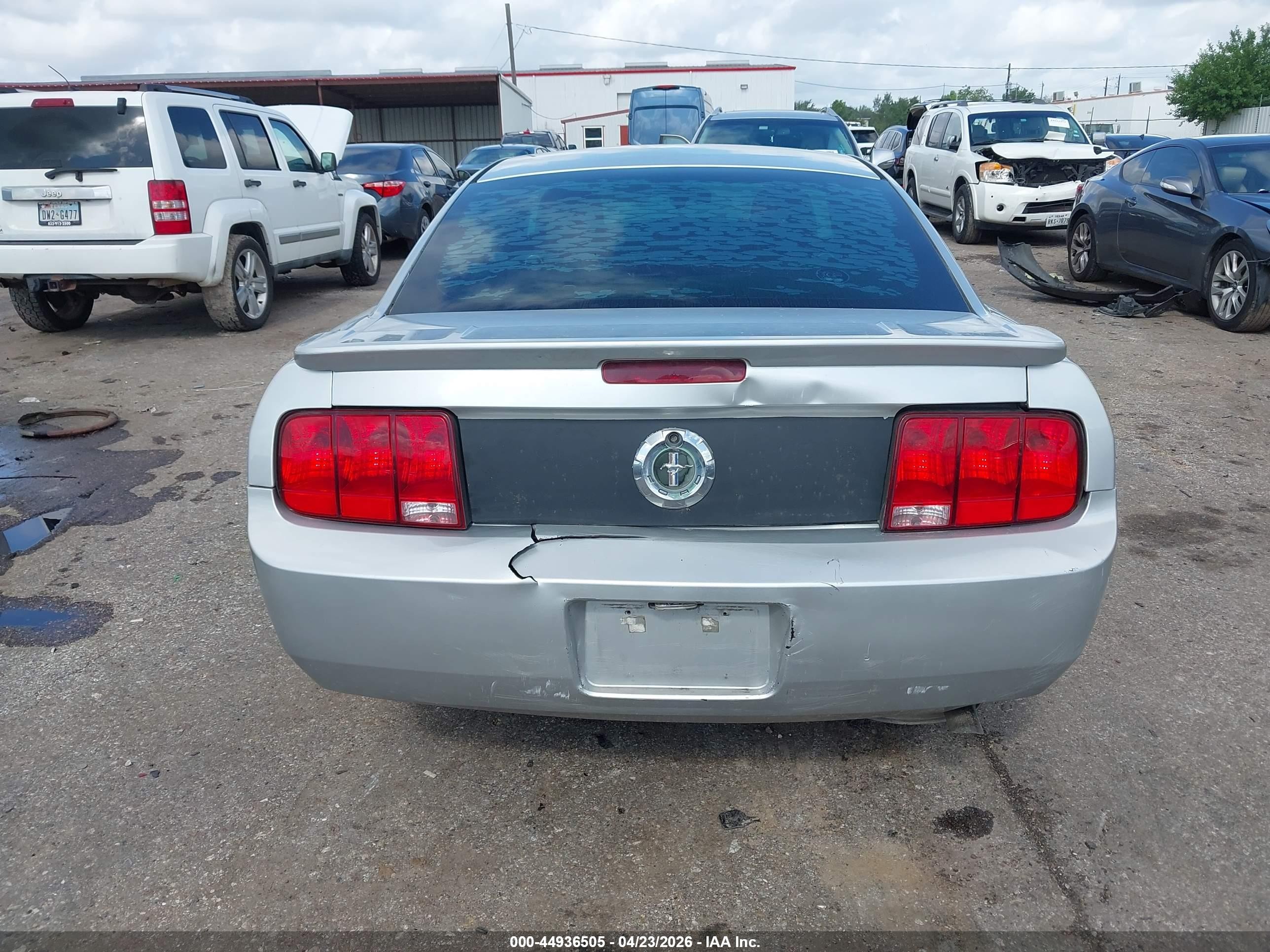 2009 Ford Mustang V6/v6 Premium Серебряный vin: 1ZVHT80N195110914