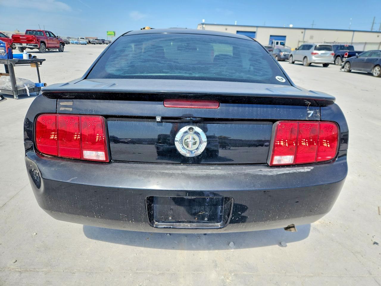 2009 Ford Mustang Black vin: 1ZVHT80N195120102