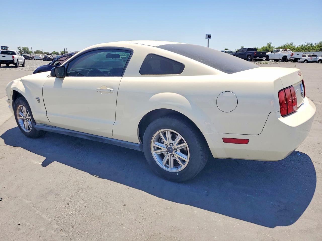 2009 Ford Mustang Beige vin: 1ZVHT80N195142648