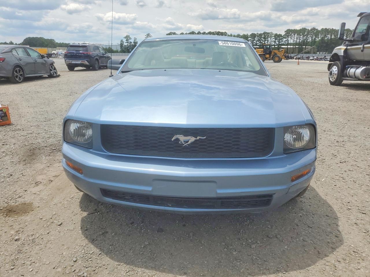 2007 Ford Mustang Blue vin: 1ZVHT80N275219220