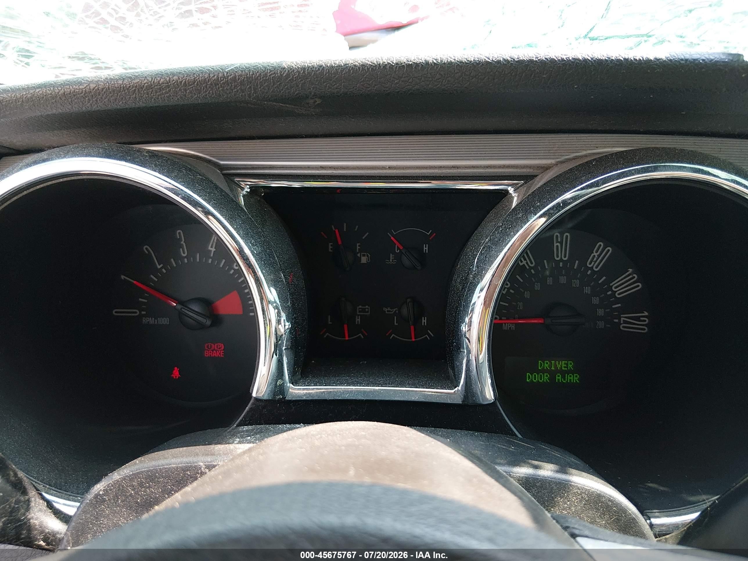 2007 Ford Mustang V6 Deluxe/v6 Premium Red vin: 1ZVHT80N275278526
