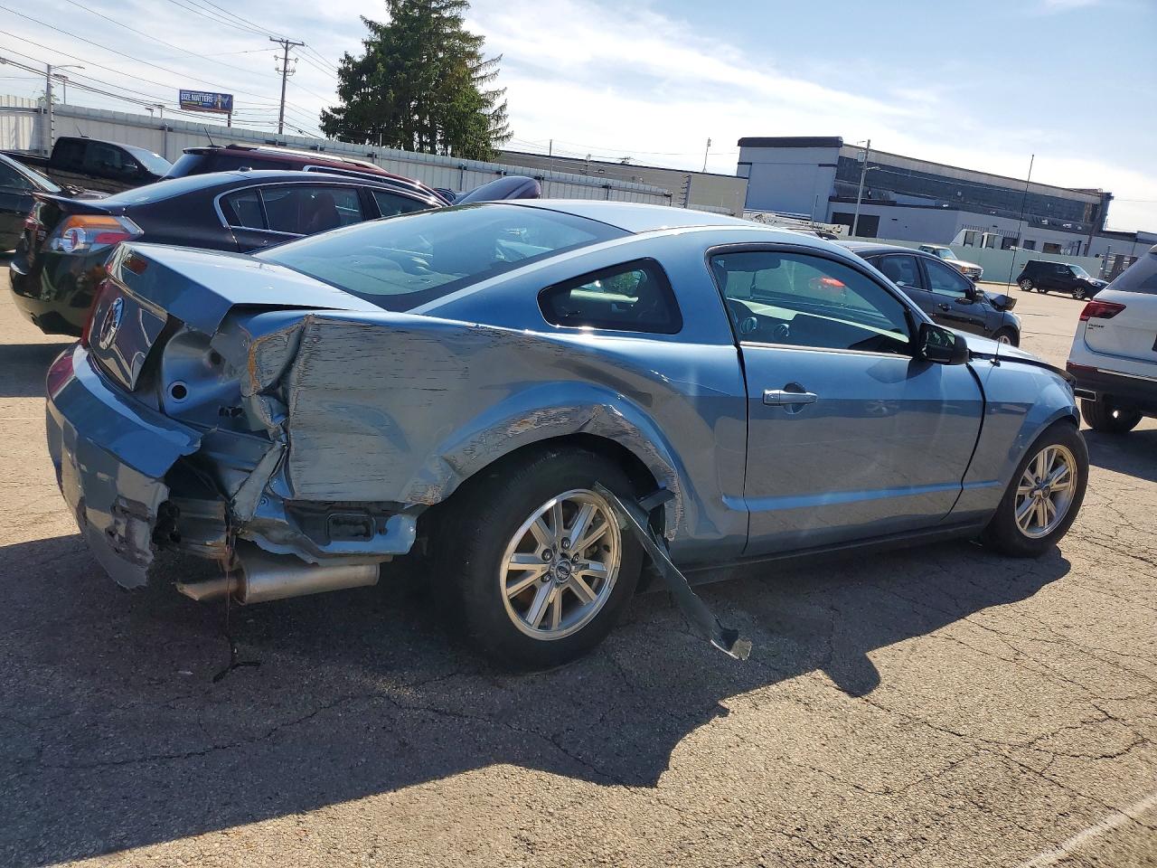 2007 Ford Mustang Blue vin: 1ZVHT80N275368422