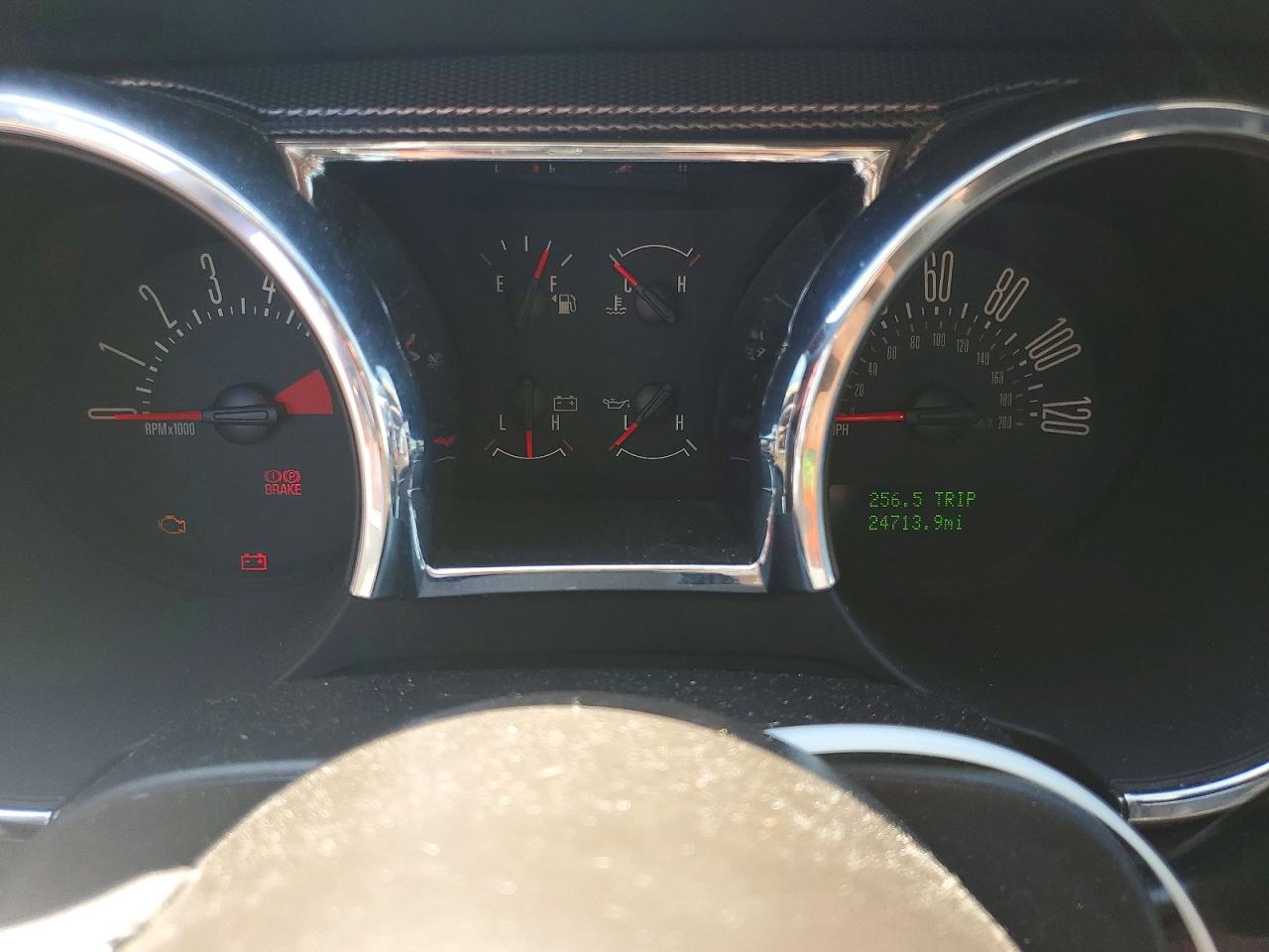2007 Ford Mustang Blue vin: 1ZVHT80N275368422