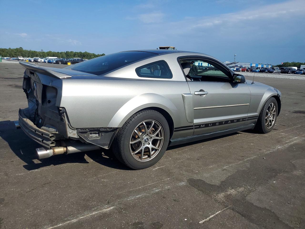 2008 Ford Mustang Silver vin: 1ZVHT80N285207344