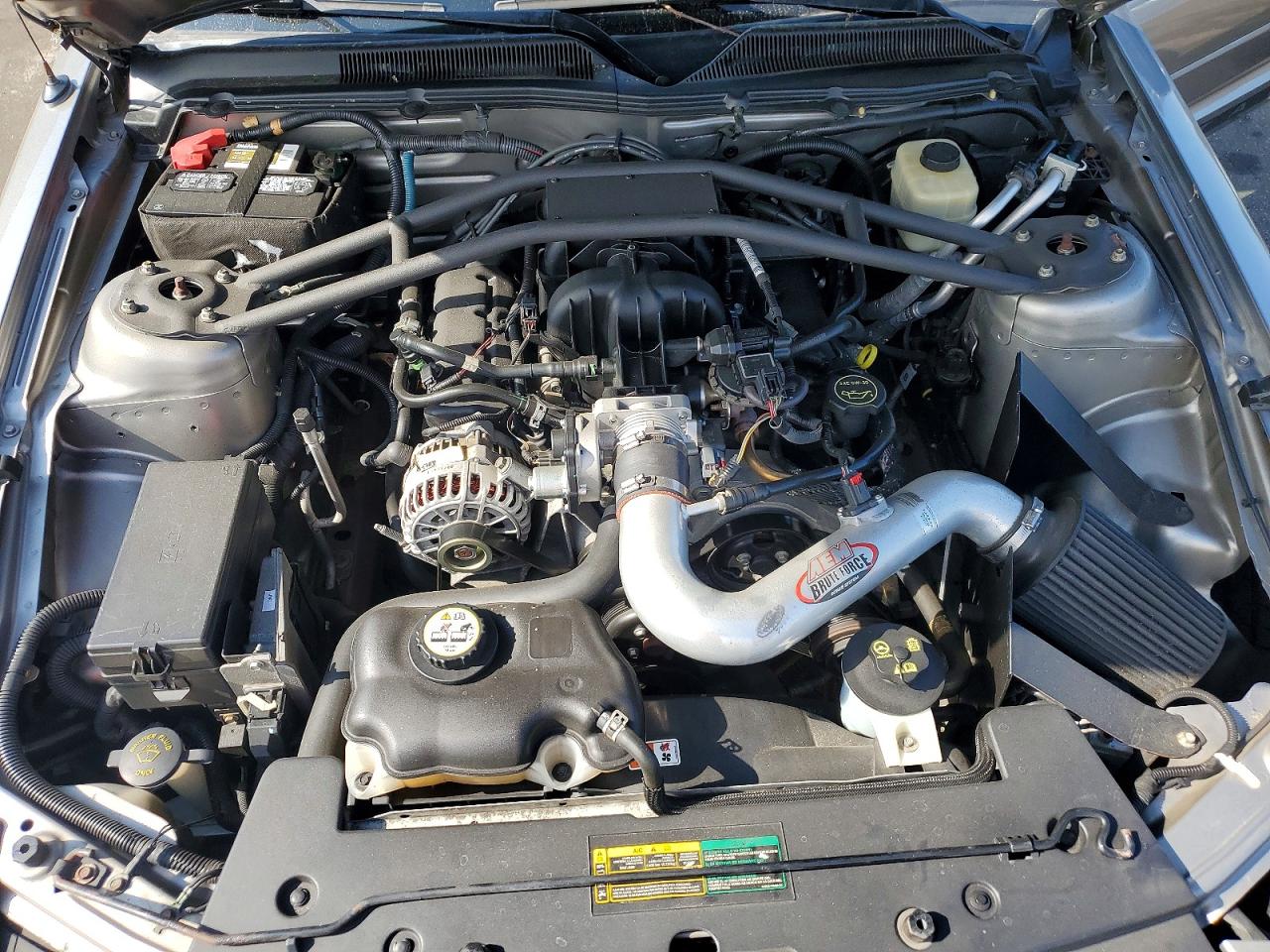 2008 Ford Mustang Silver vin: 1ZVHT80N285207344
