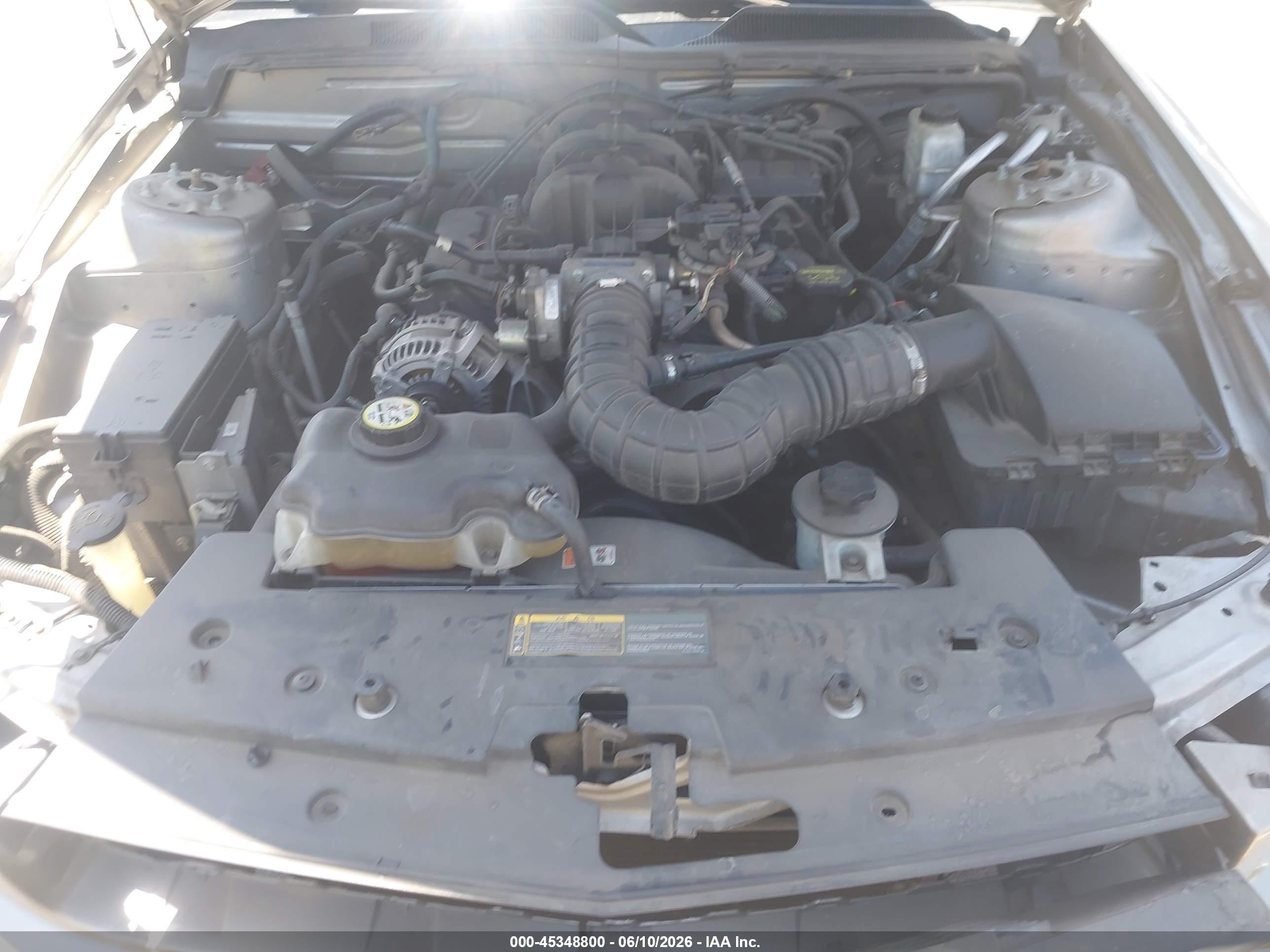 2009 Ford Mustang V6/v6 Premium Серебряный vin: 1ZVHT80N295106001