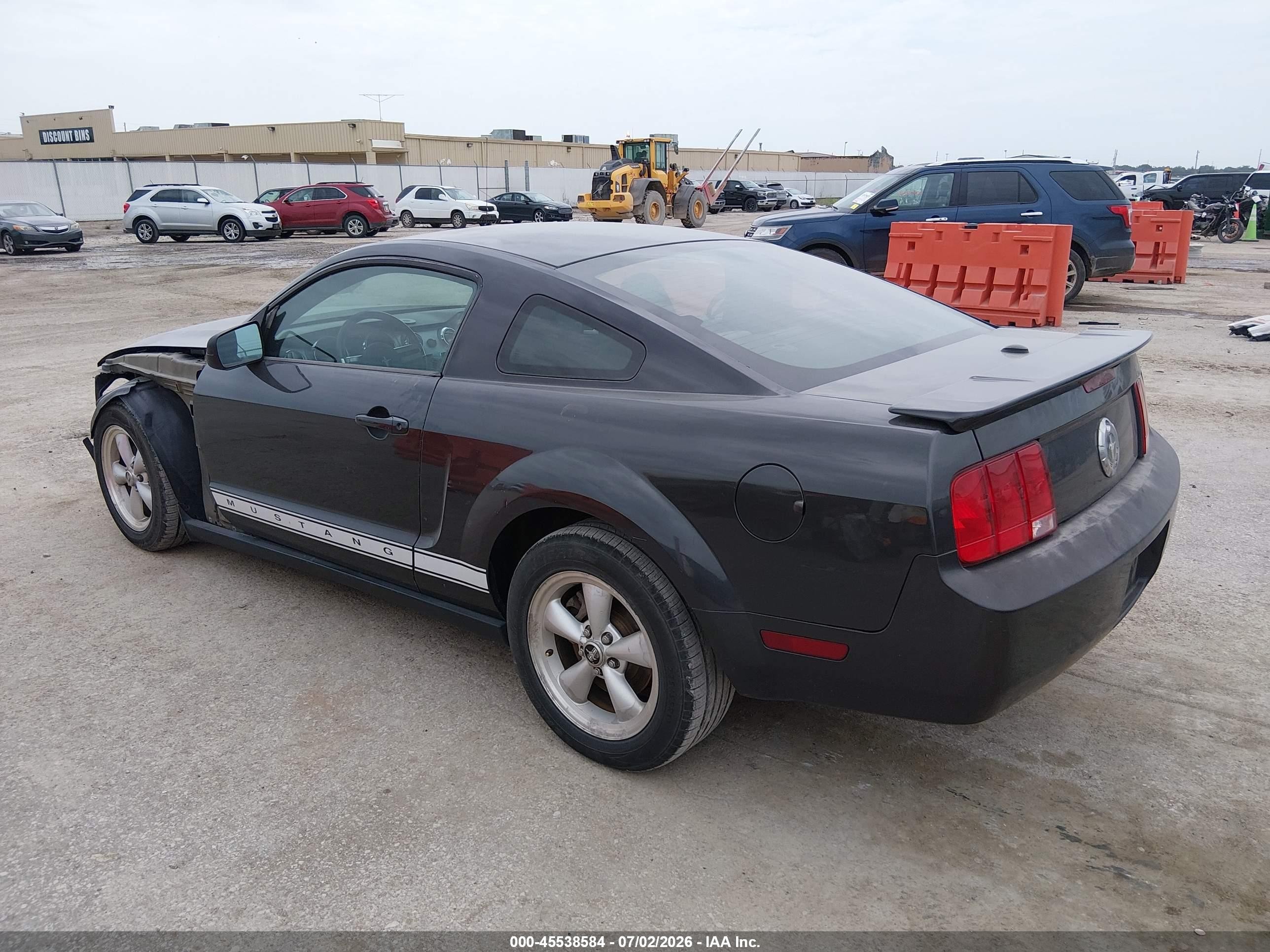 2008 Ford Mustang V6 Deluxe/v6 Premium Серый vin: 1ZVHT80N385139264