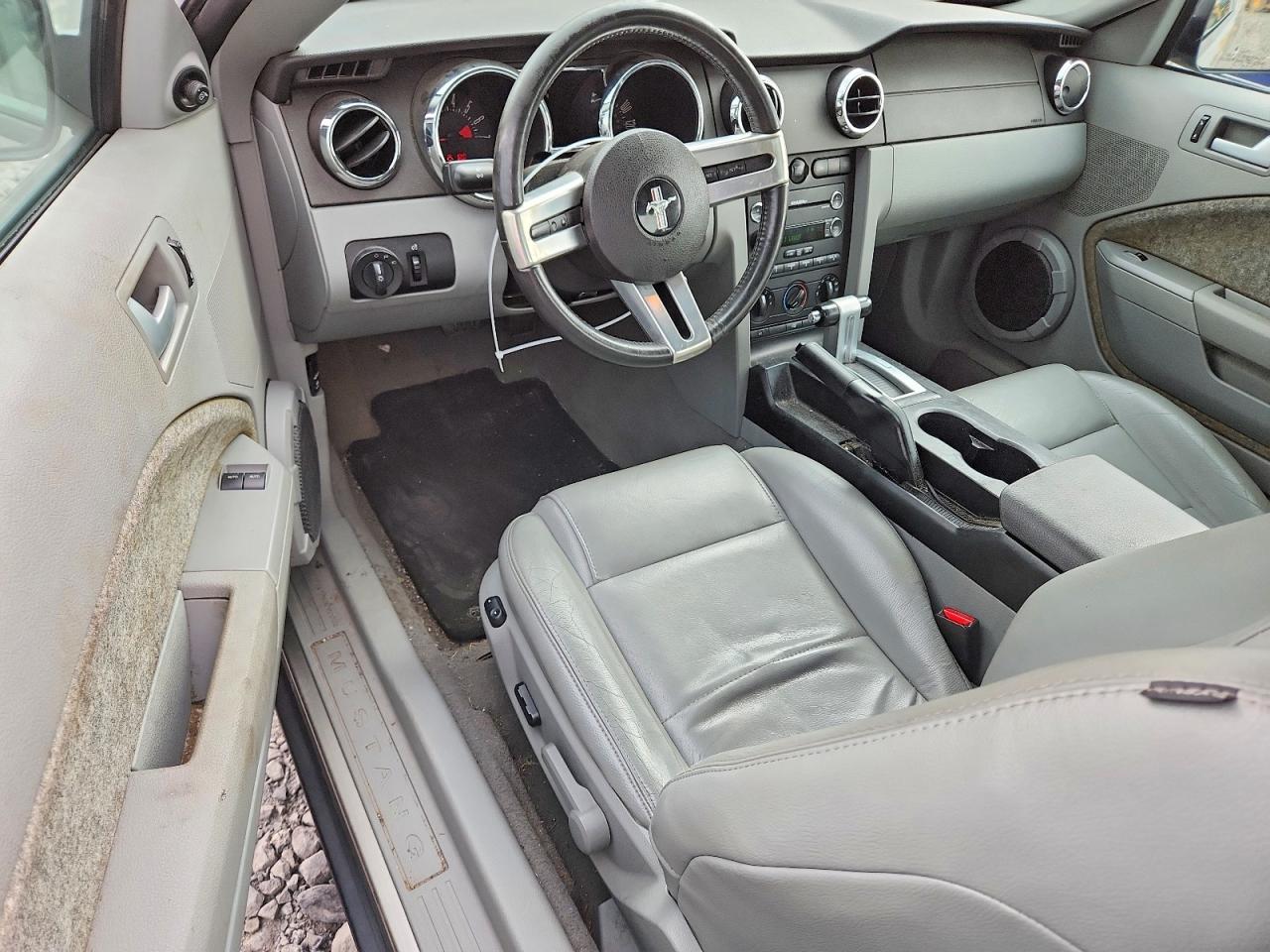 2008 Ford Mustang Cream vin: 1ZVHT80N385201147