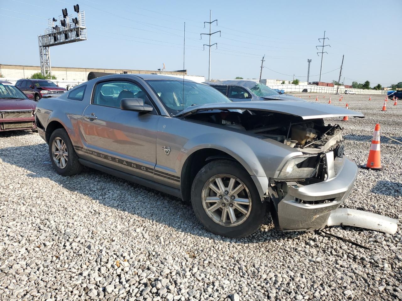 2009 Ford Mustang Серый vin: 1ZVHT80N395122157