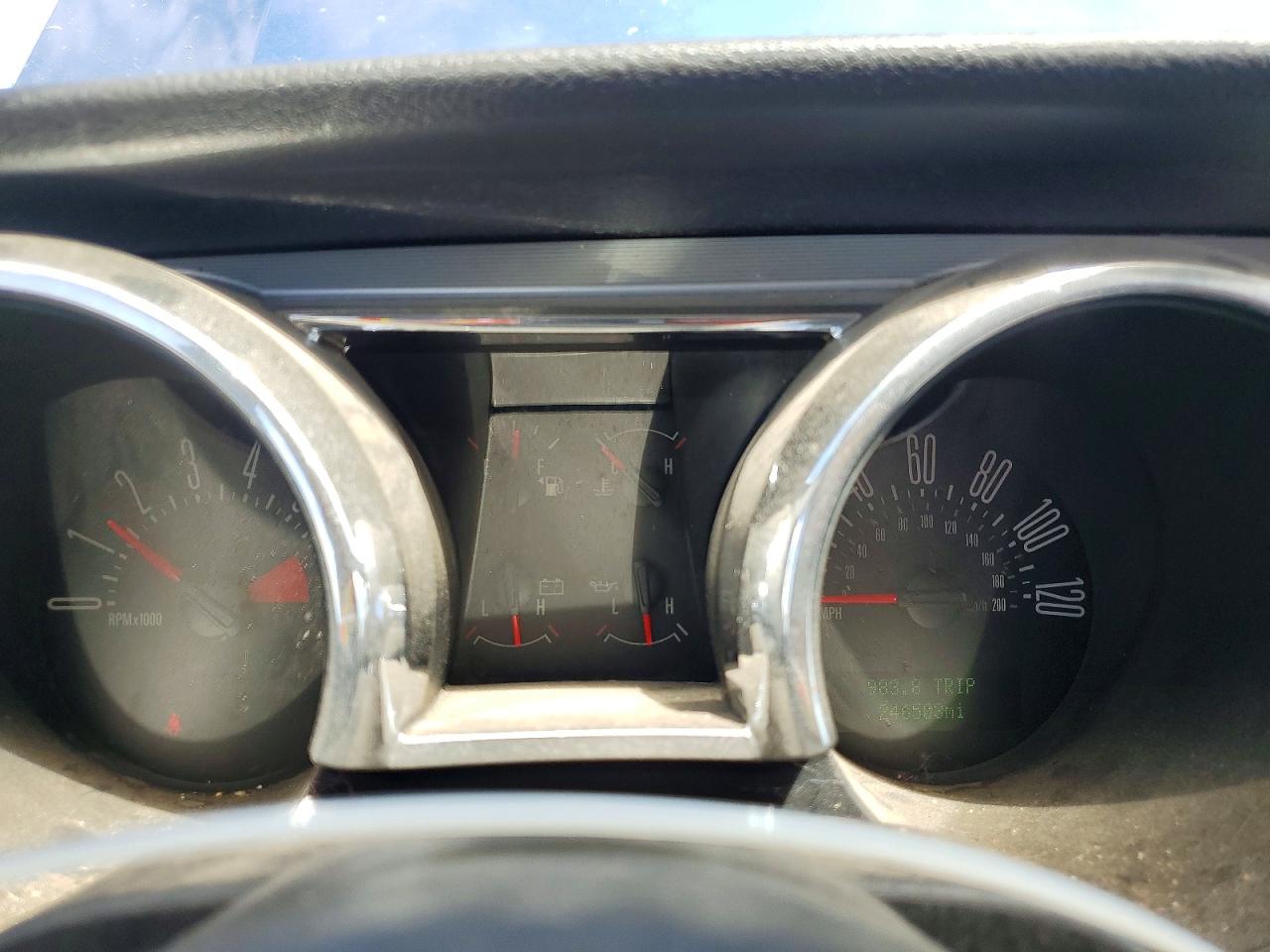 2006 Ford Mustang 2 Door Coupe Синий vin: 1ZVHT80N465126259