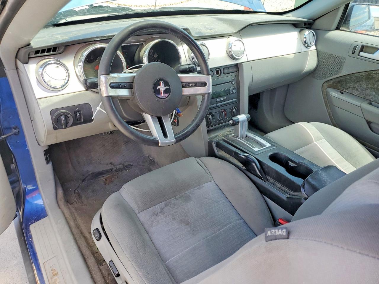 2006 Ford Mustang 2 Door Coupe Синий vin: 1ZVHT80N465126259