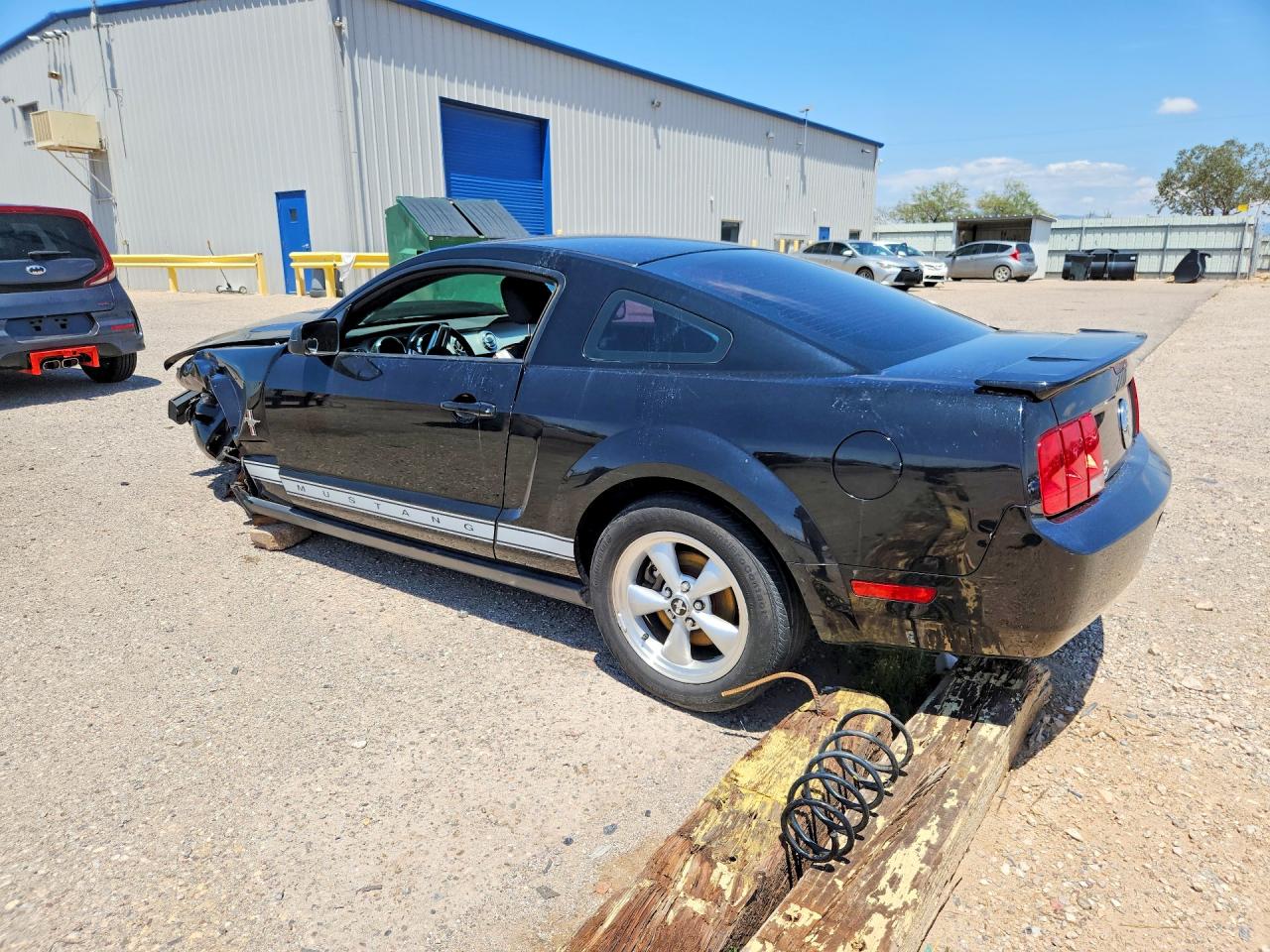 2008 Ford Mustang Black vin: 1ZVHT80N485101770