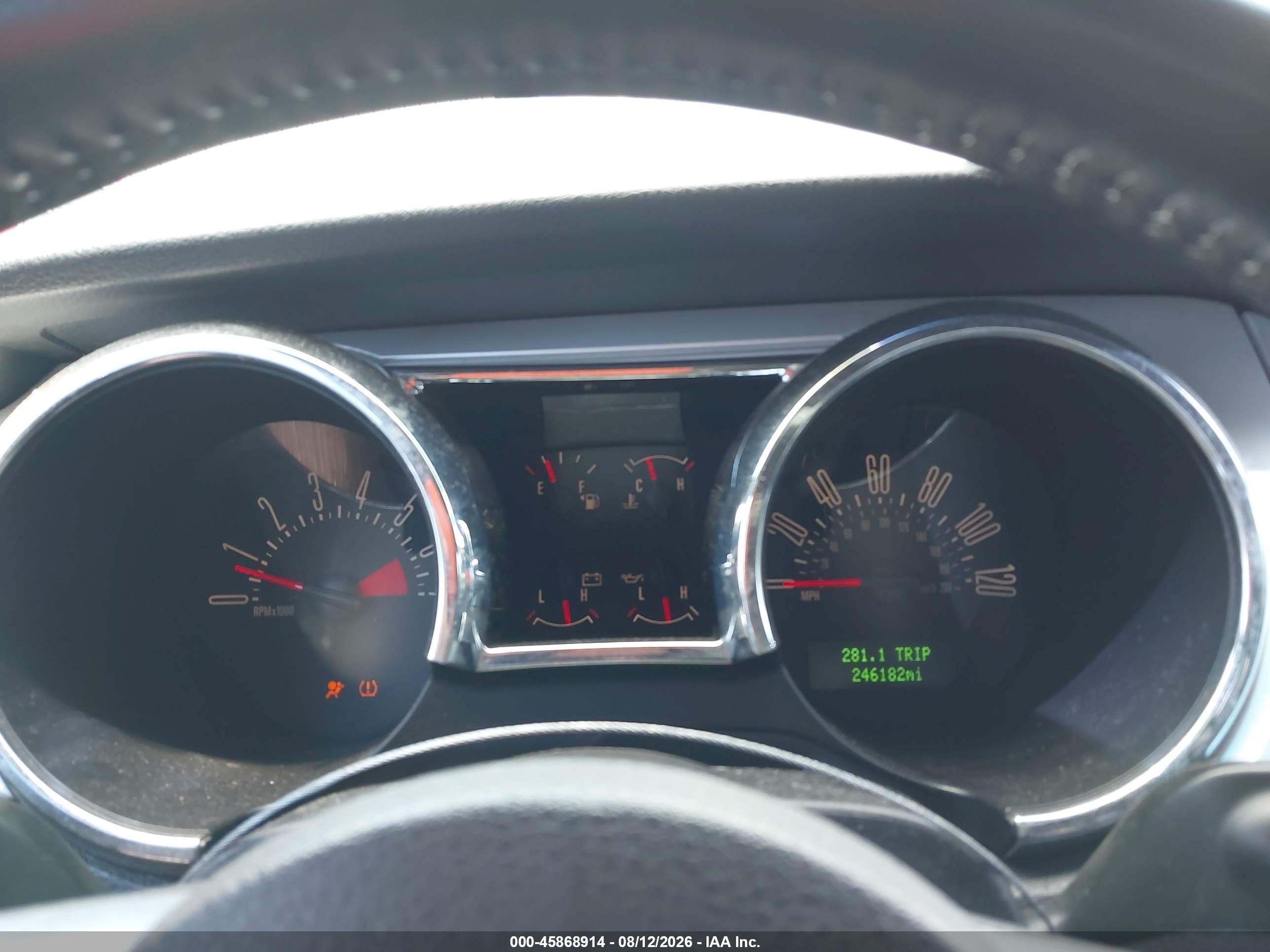 2008 Ford Mustang V6 Deluxe/v6 Premium Blue vin: 1ZVHT80N485206826