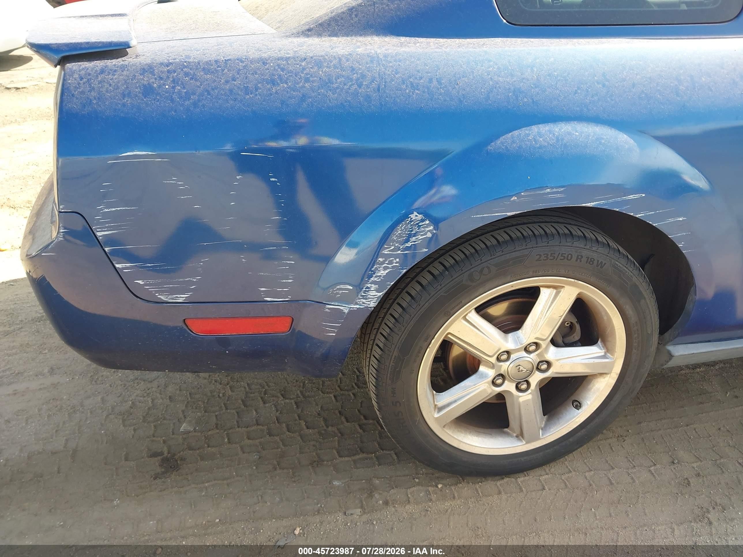 2009 Ford Mustang V6/v6 Premium Blue vin: 1ZVHT80N495119591