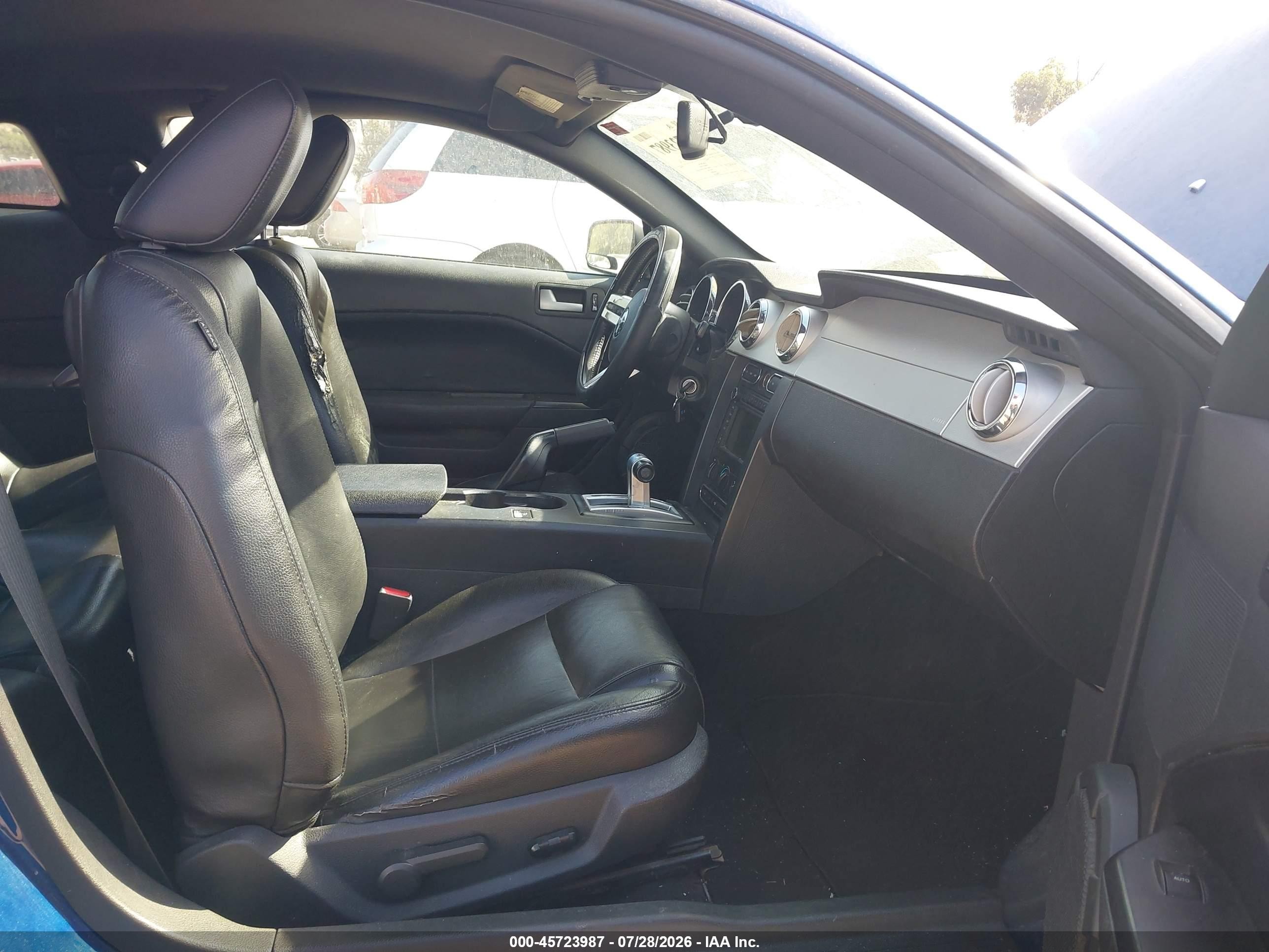2009 Ford Mustang V6/v6 Premium Blue vin: 1ZVHT80N495119591