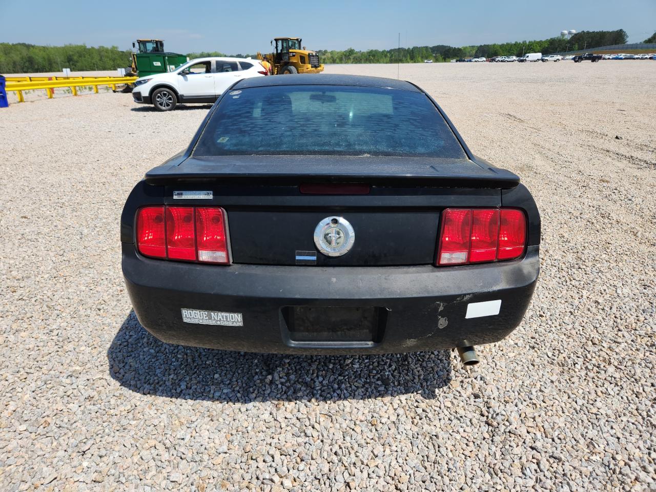 2009 Ford Mustang Black vin: 1ZVHT80N495124404