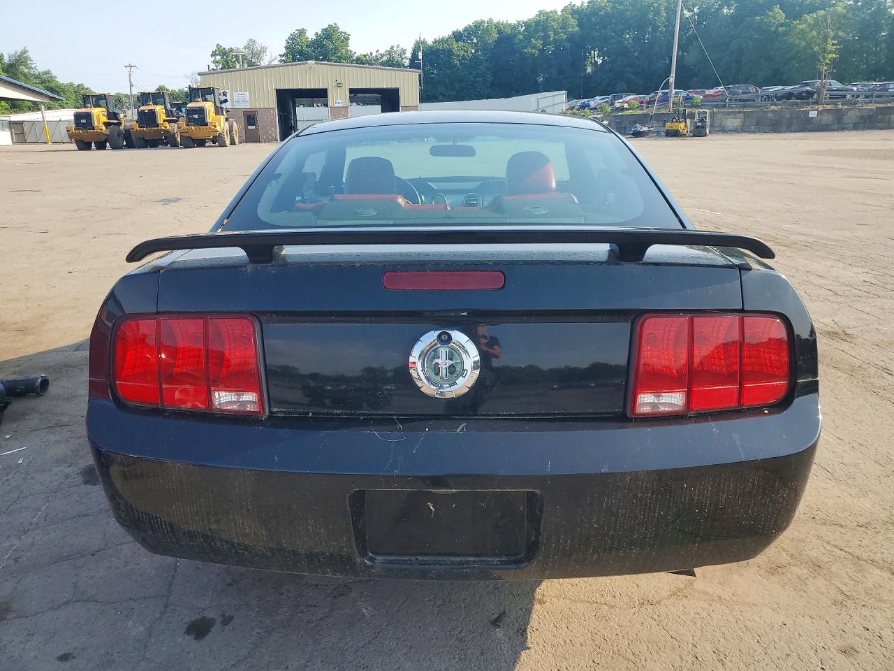 2006 Ford Mustang Black vin: 1ZVHT80N565131602
