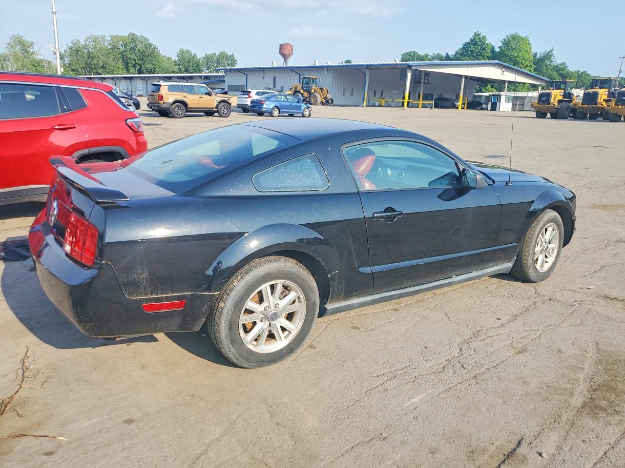 2006 Ford Mustang Black vin: 1ZVHT80N565131602
