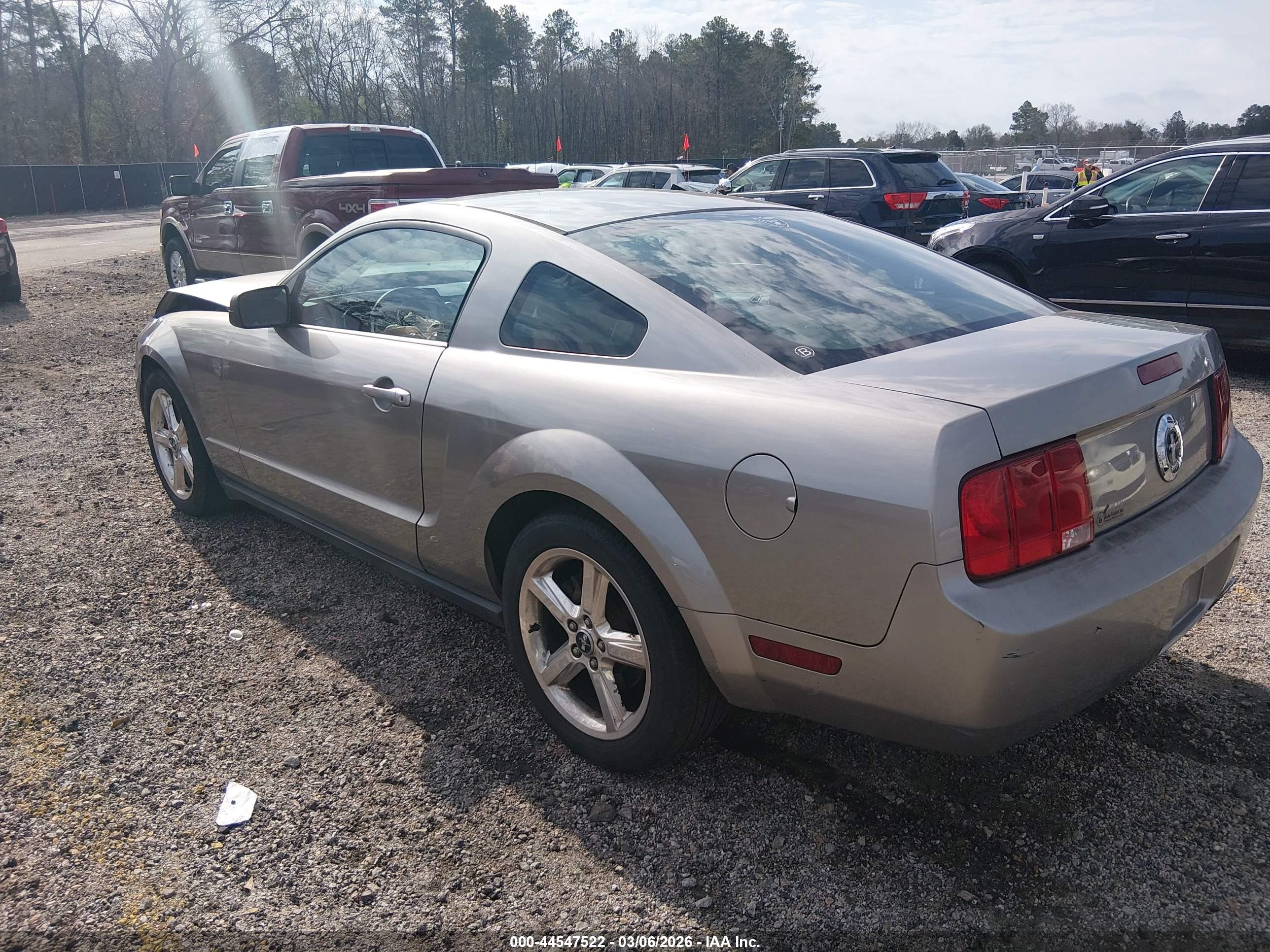 2008 Ford Mustang V6 Deluxe/v6 Premium Серый vin: 1ZVHT80N585115418