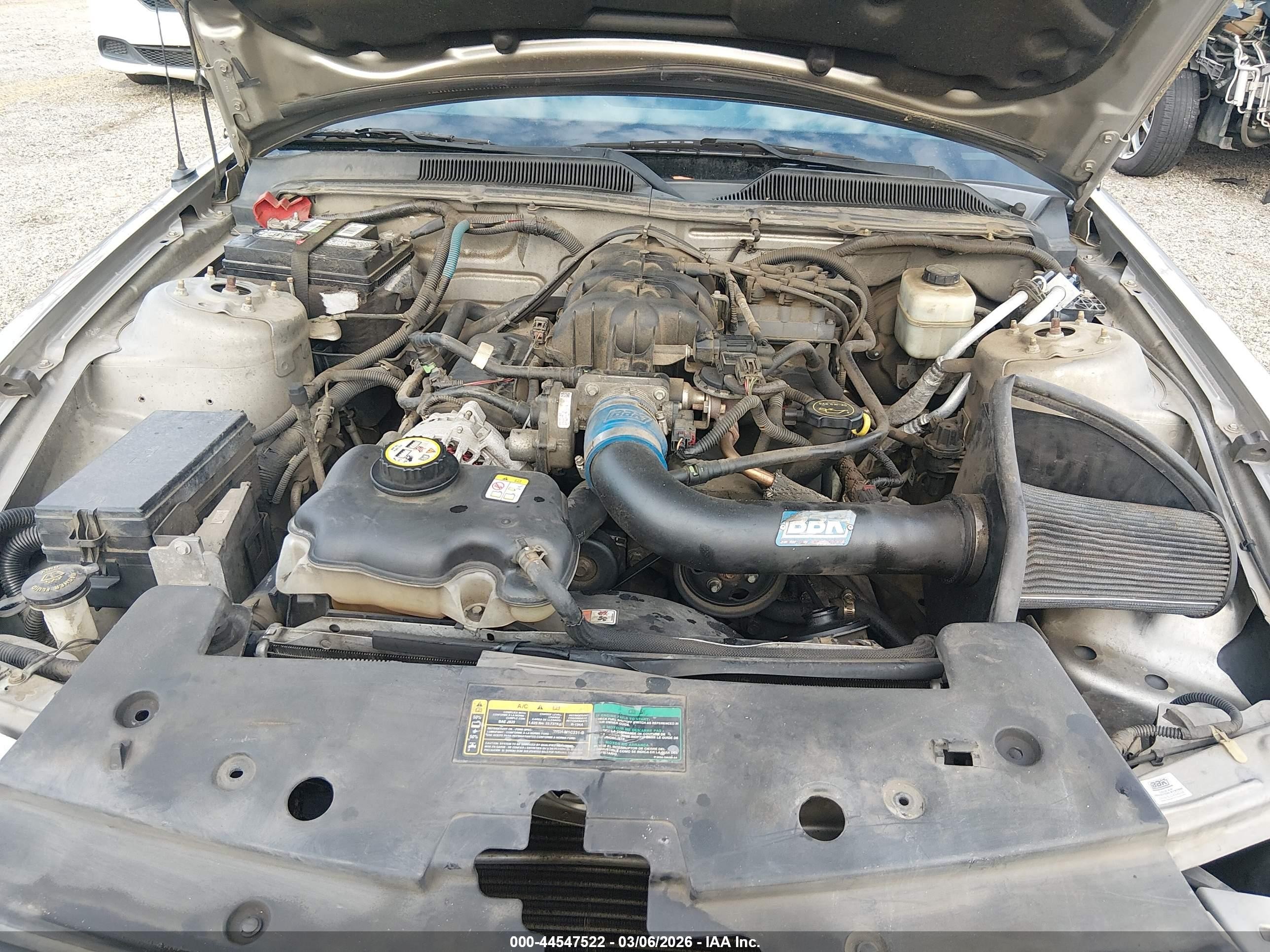 2008 Ford Mustang V6 Deluxe/v6 Premium Серый vin: 1ZVHT80N585115418