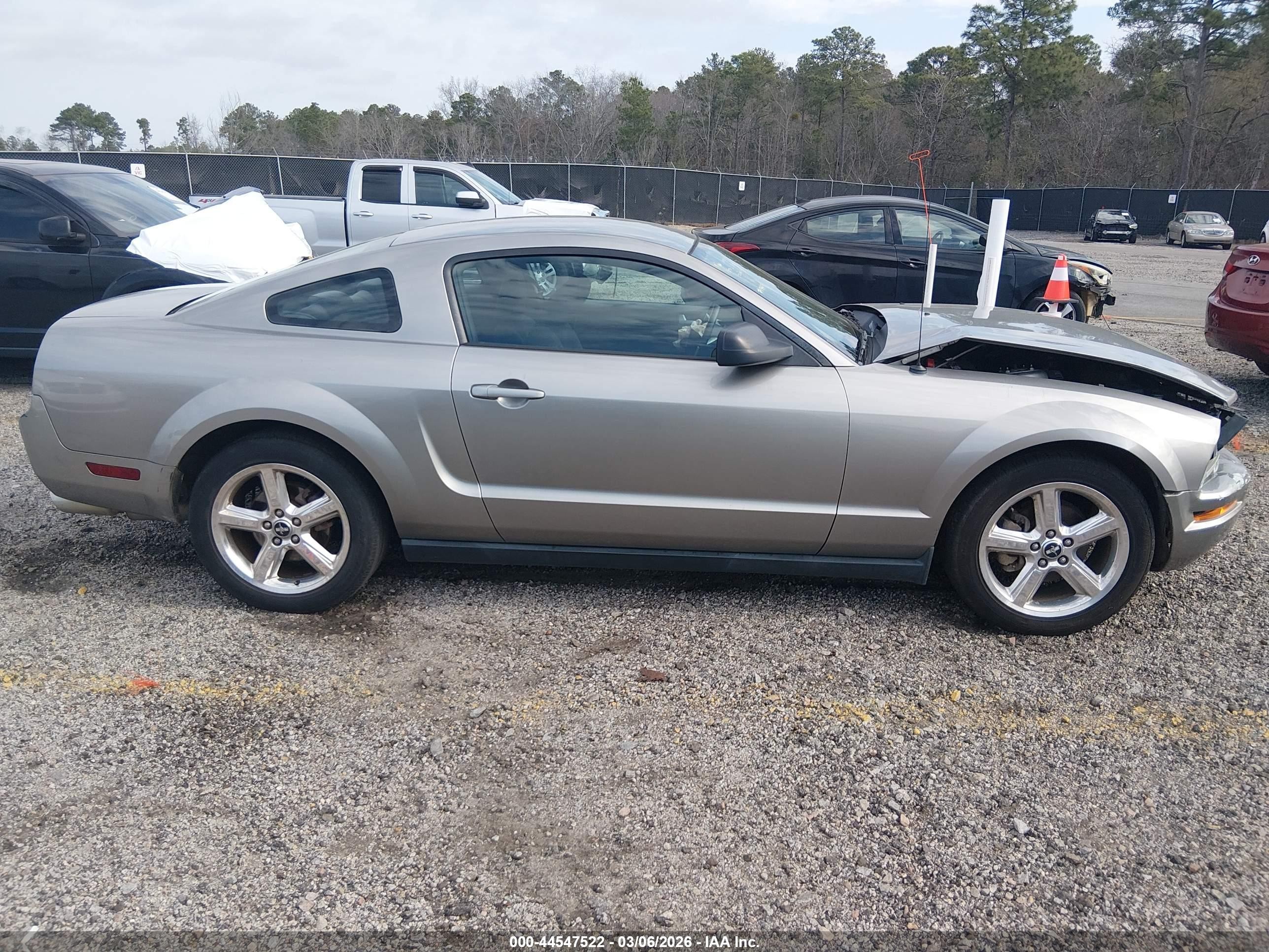 2008 Ford Mustang V6 Deluxe/v6 Premium Серый vin: 1ZVHT80N585115418