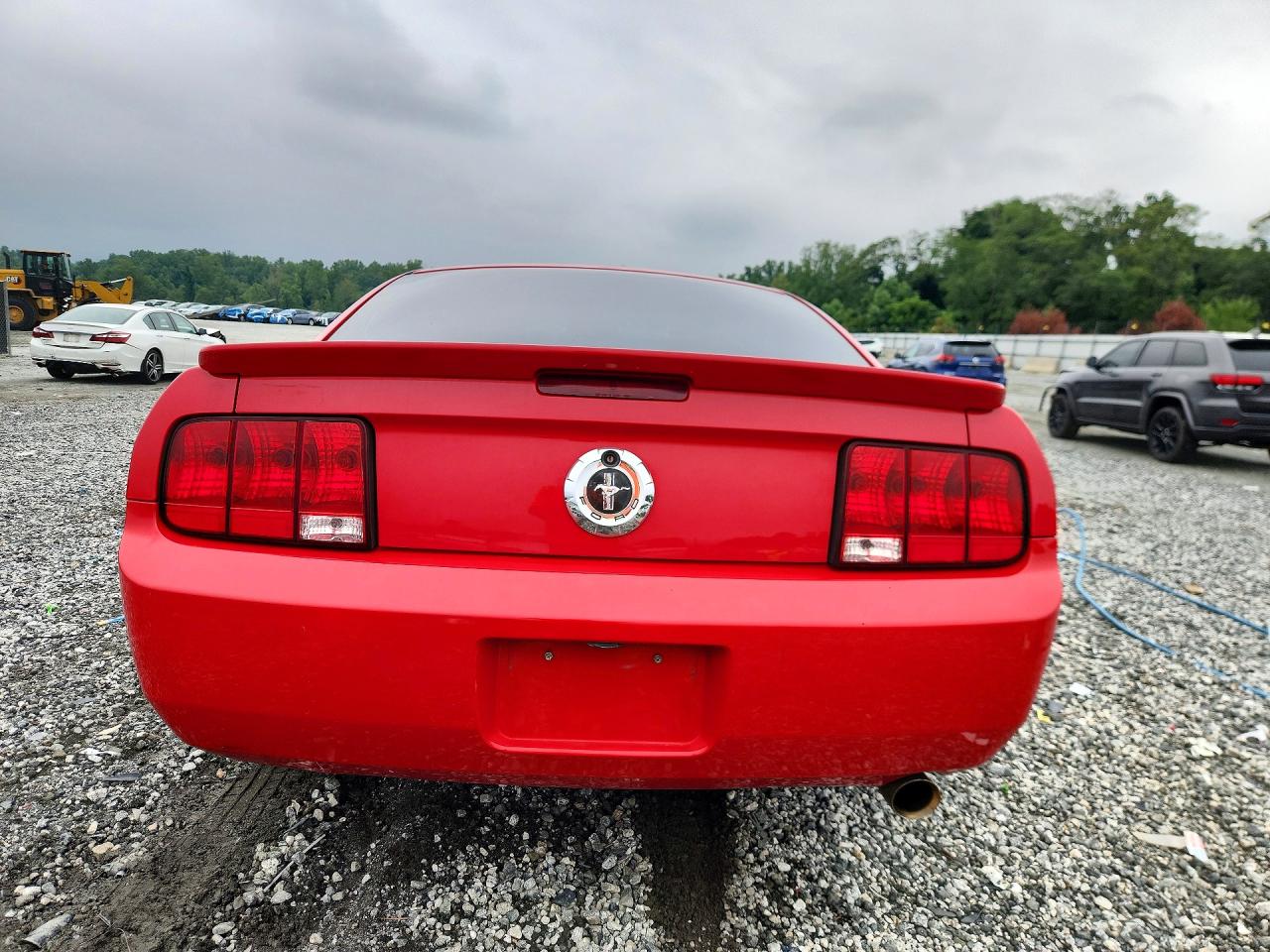 2008 Ford Mustang Red vin: 1ZVHT80N585148774