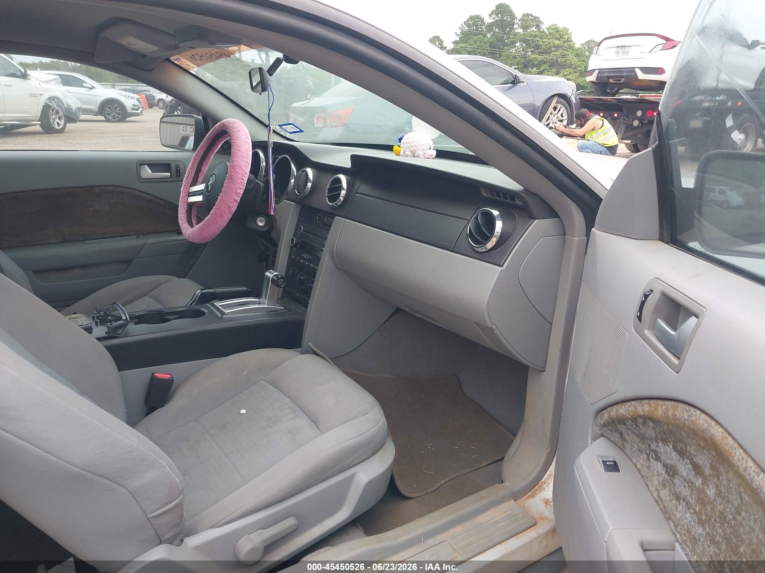 2008 Ford Mustang V6 Deluxe Silver vin: 1ZVHT80N585169527