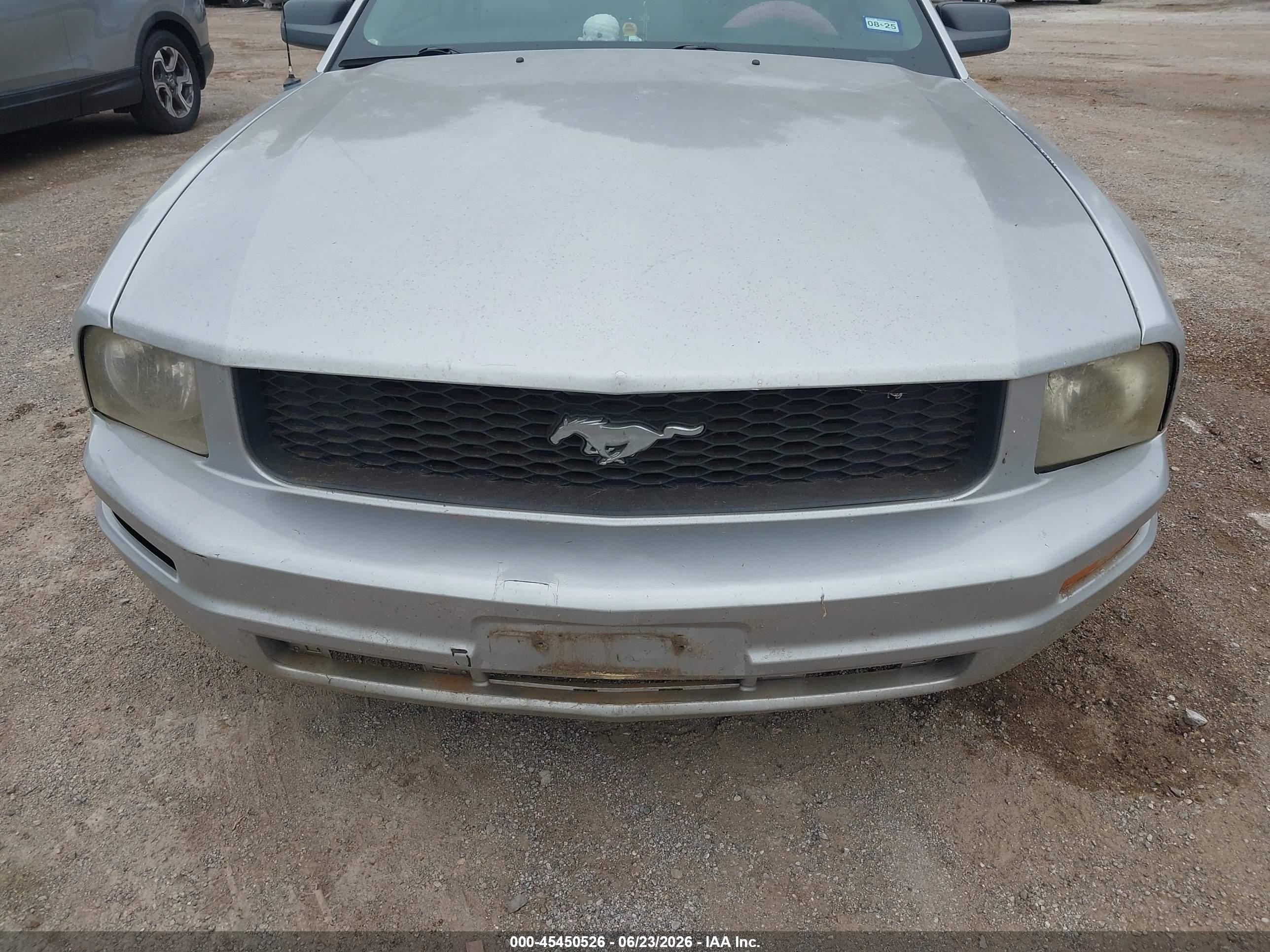 2008 Ford Mustang V6 Deluxe Silver vin: 1ZVHT80N585169527